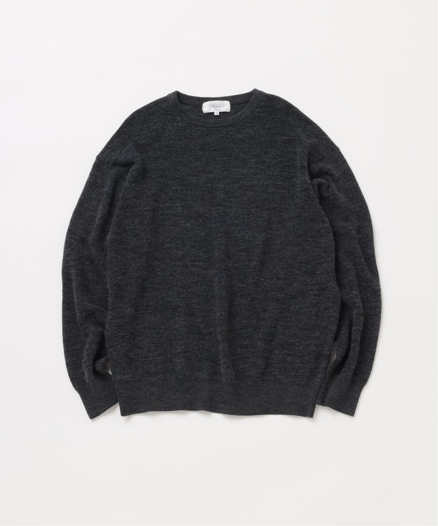 予約》【FOLL / フォル】suvin cotton fine wool wardrobe sweater