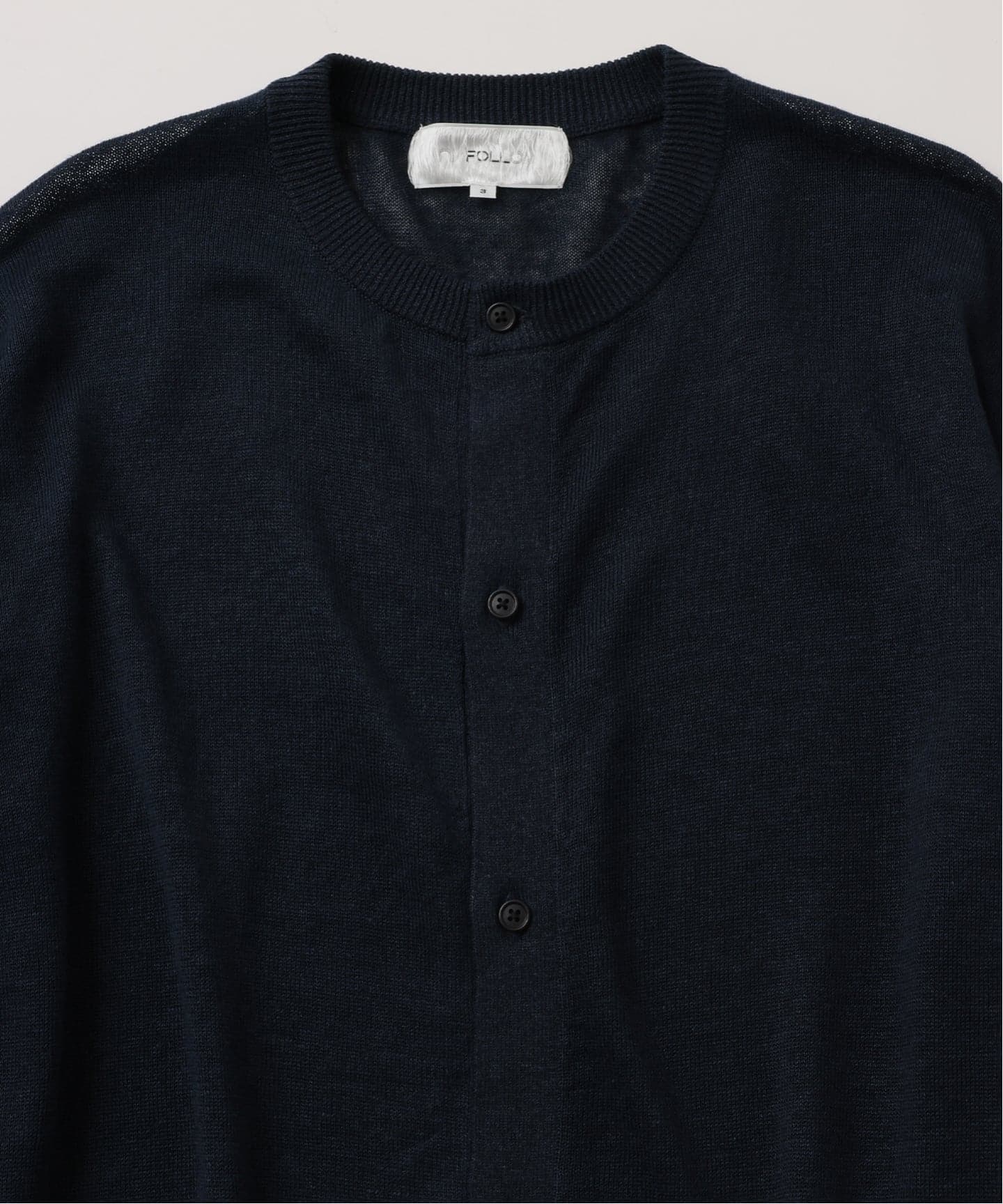 予約》【FOLL / フォル】summer linen wardrobe cardigan