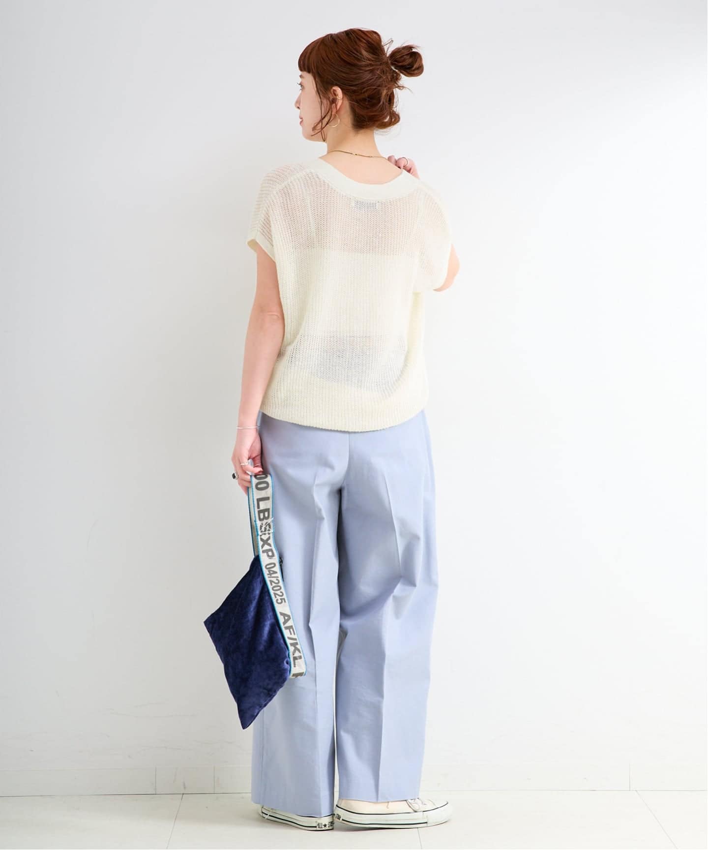 手洗い可 / FRENCH ICY LINEN 畦ベスト（ベスト）｜B.C STOCK（ベー