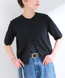 ウォッシャブル / 接触冷感 / ドットカーディガン