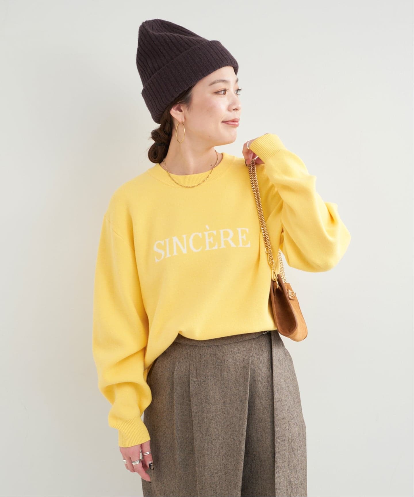 クルーネックロゴニット（ニット／セーター）｜B.C STOCK（ベーセー