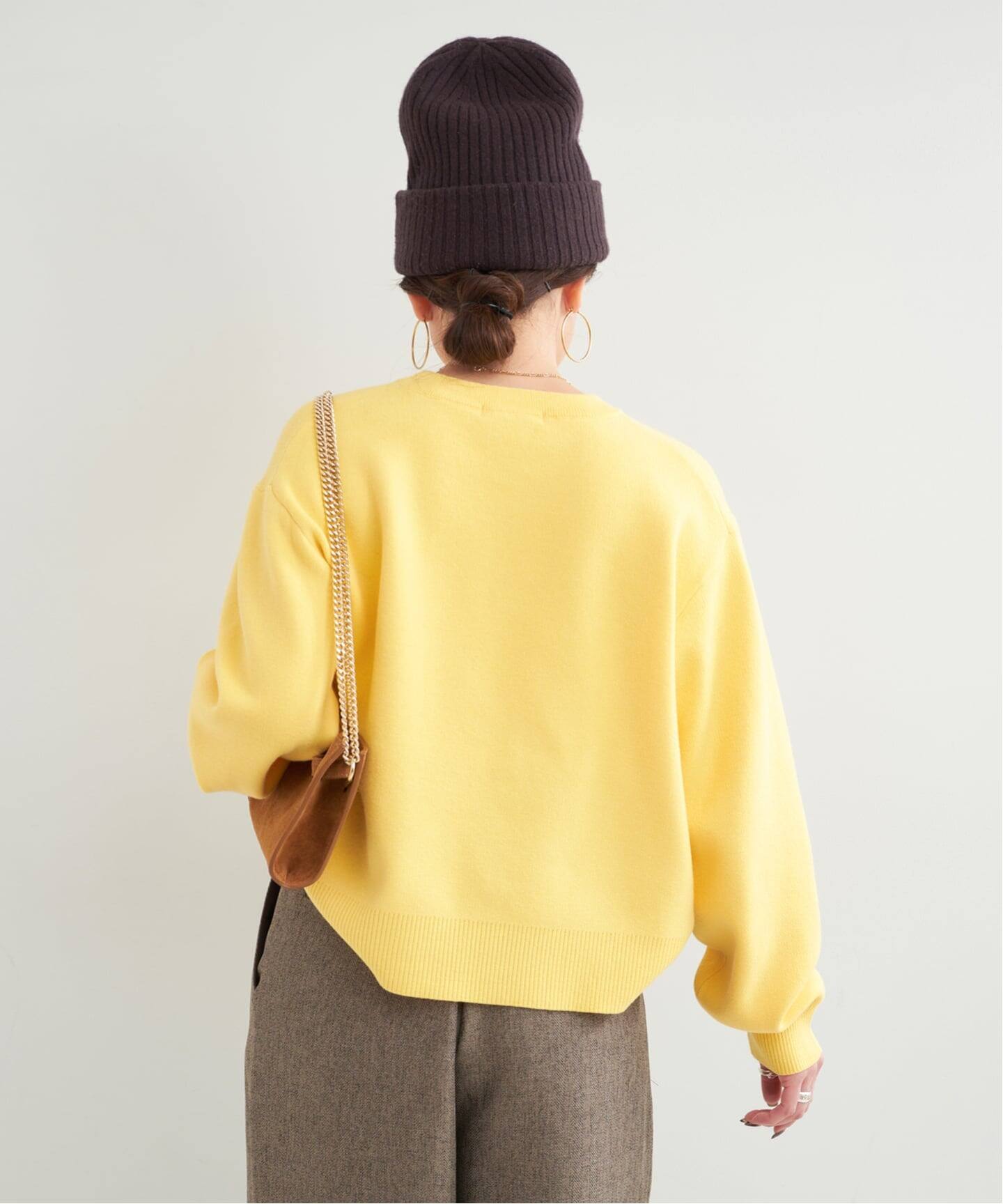 クルーネックロゴニット（ニット／セーター）｜B.C STOCK（ベーセー