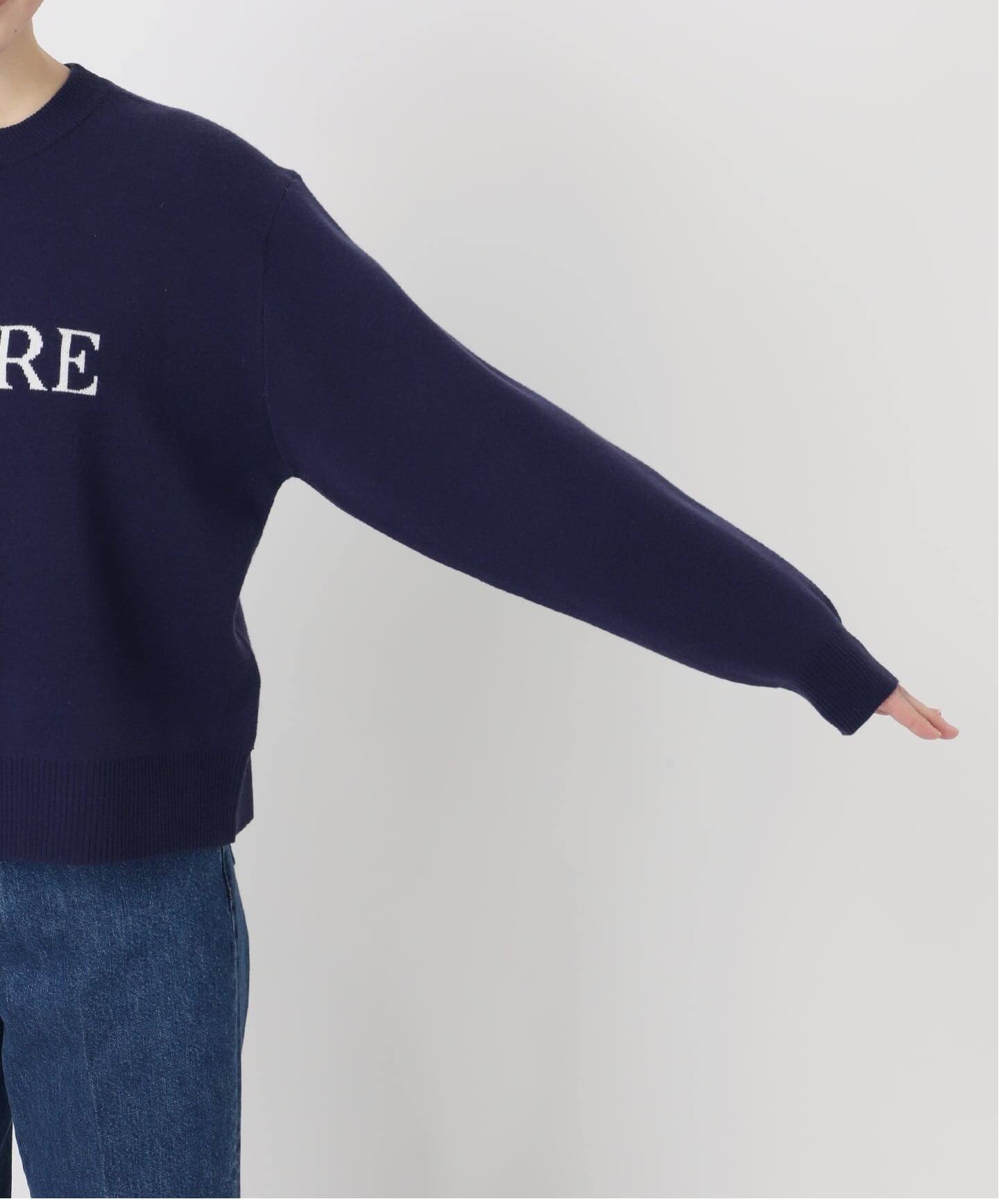 GOLDEN / クルーネック ロゴニット クルーネックロゴニット（ニット／セーター）｜B.C STOCK（ベーセー