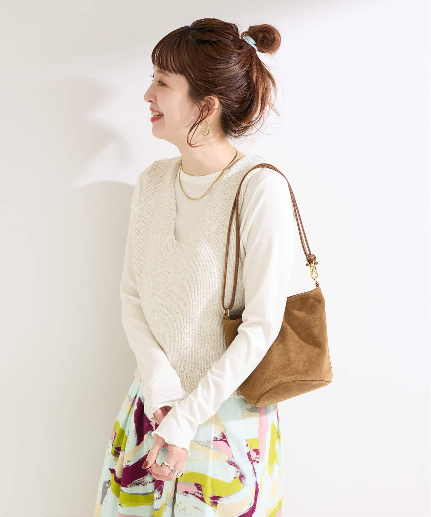 予約》手洗い可 / MIXラメニットベスト（ベスト）｜B.C STOCK（ベー