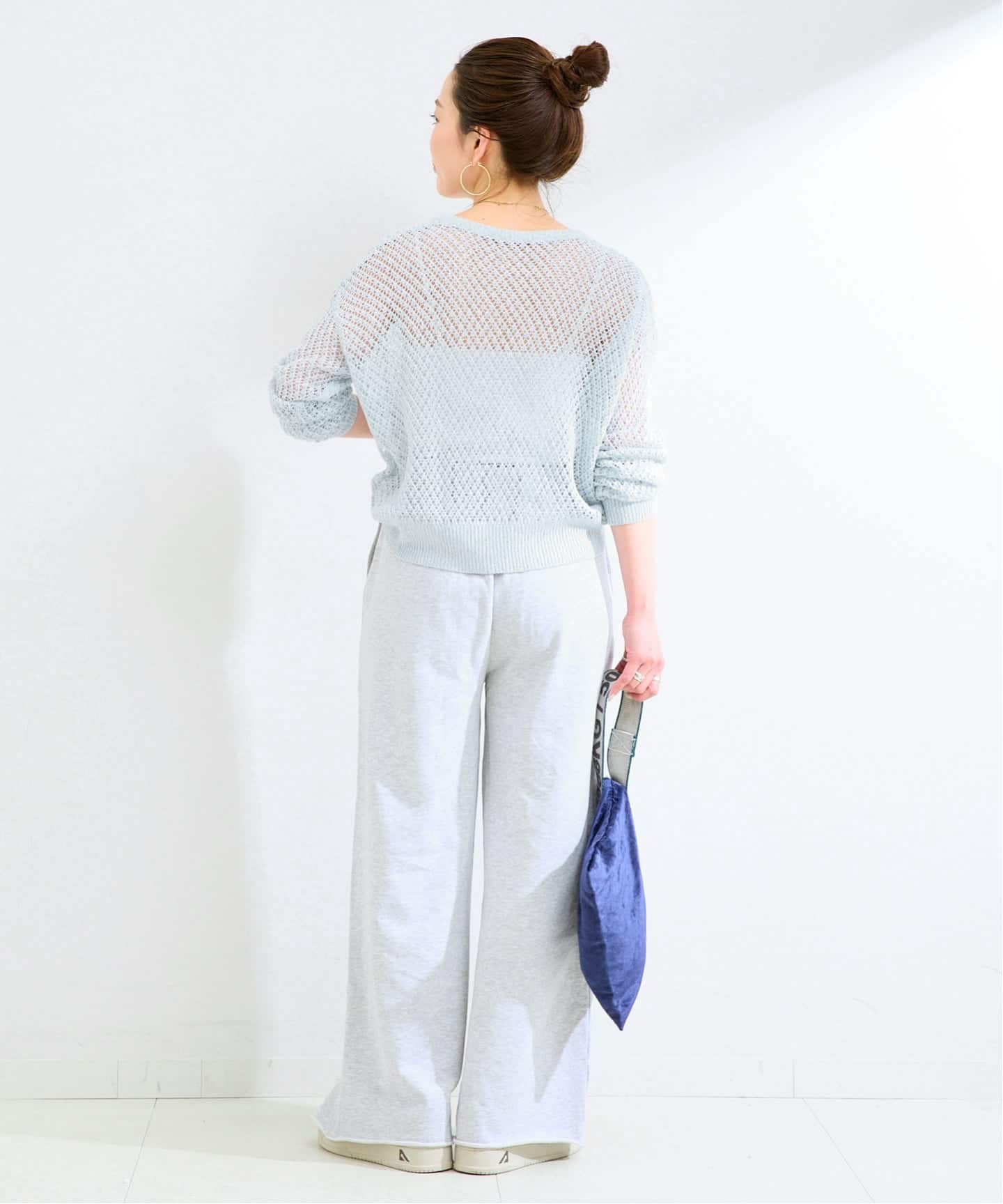 【スミクロ】ファンシーヤーンMixロング丈プルオーバー RNA｜ファンシーヤーンMixロング丈プルオーバー | Rakuten Fashion