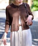 手洗い可 / UVcare / add Function リブカーディガン