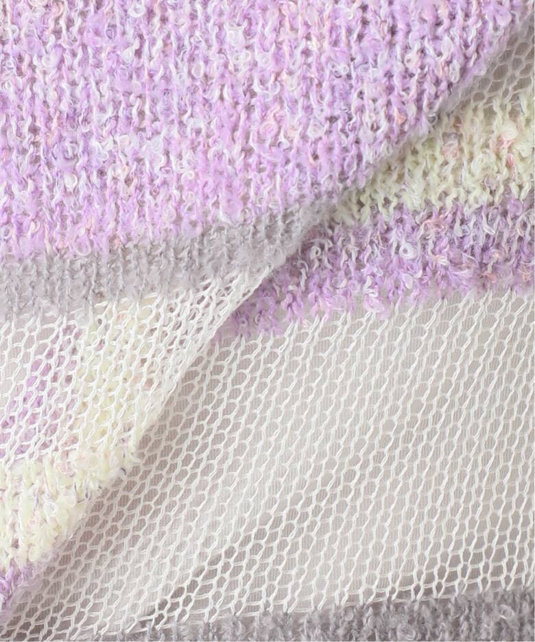 シアーボーダーニットプルオーバー / Sheer Border Knit（ニット 
