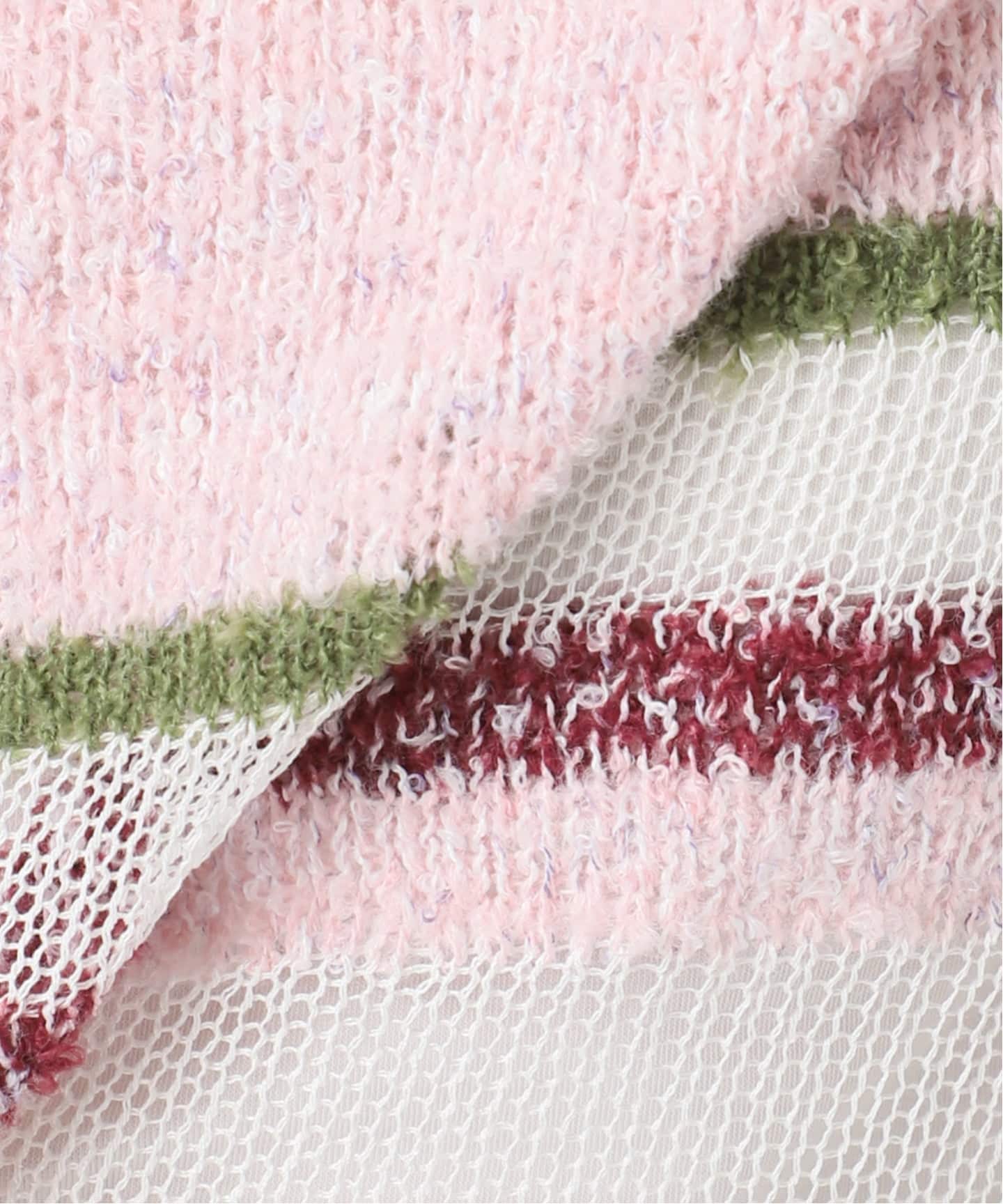 シアーボーダーニットプルオーバー / Sheer Border Knit（ニット
