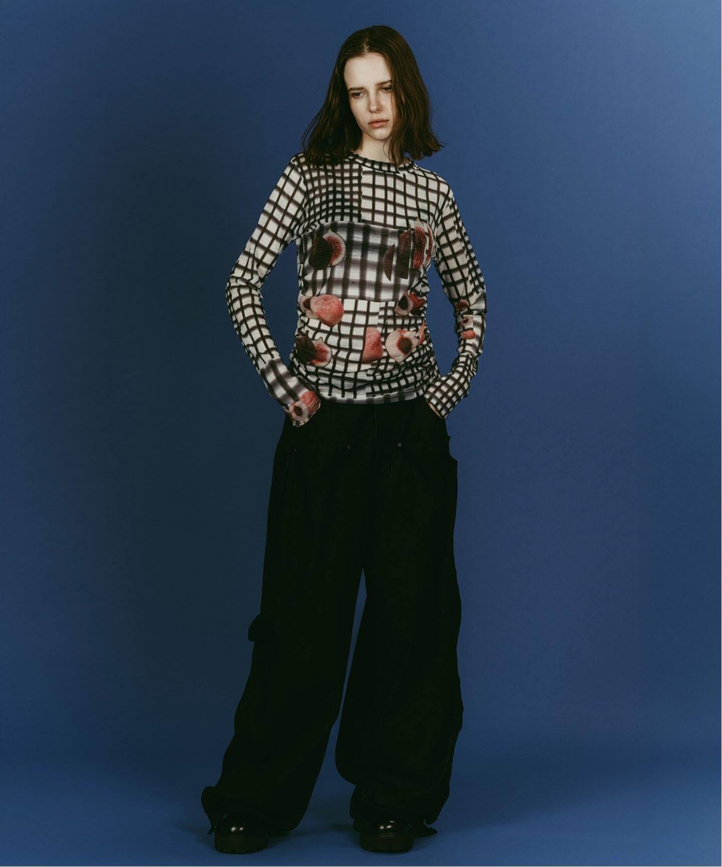 Knuth Marf/クヌースマーフ fruit-check print knit（Tシャツ