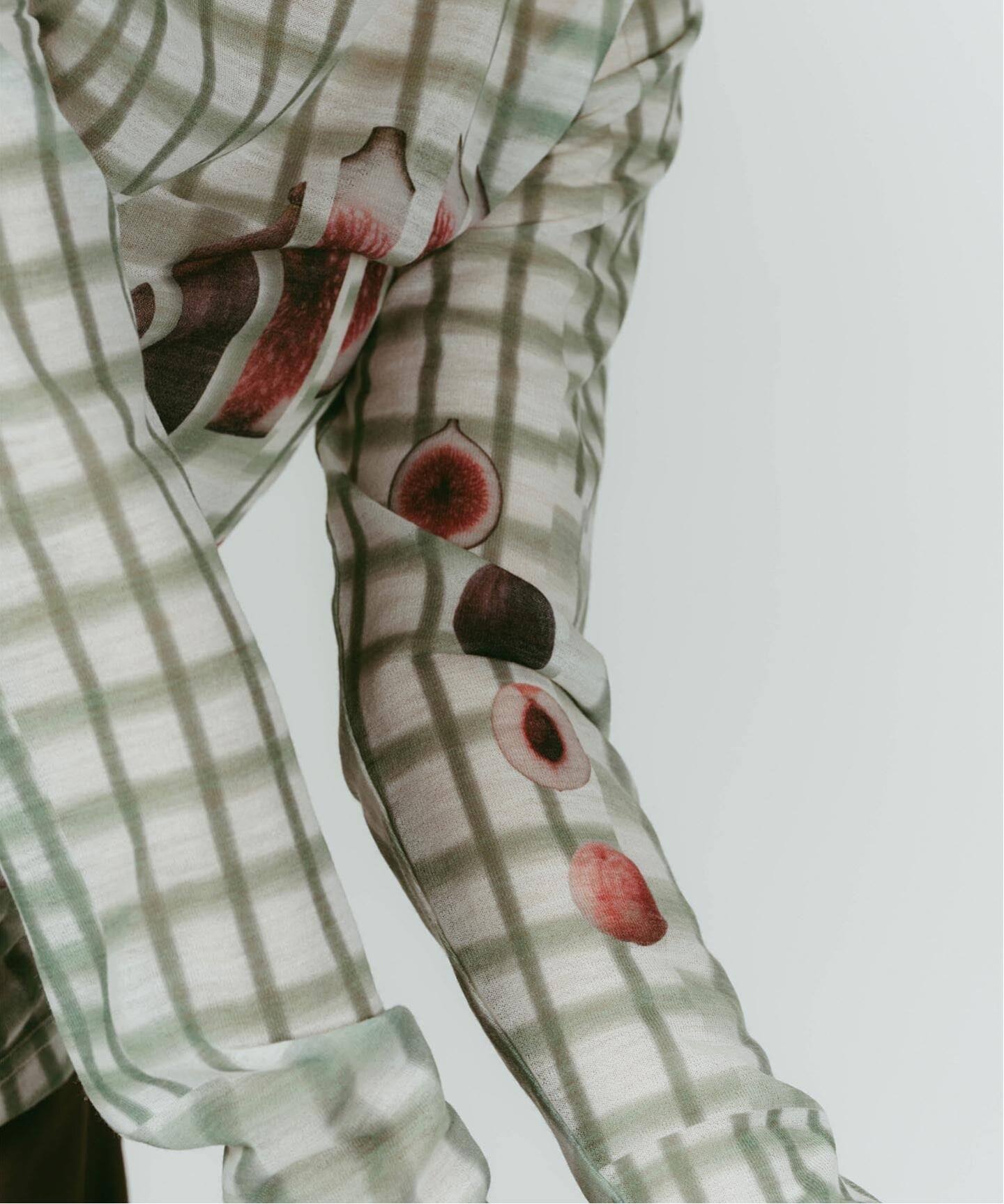 Knuth Marf/クヌースマーフ fruit-check print knit（Tシャツ