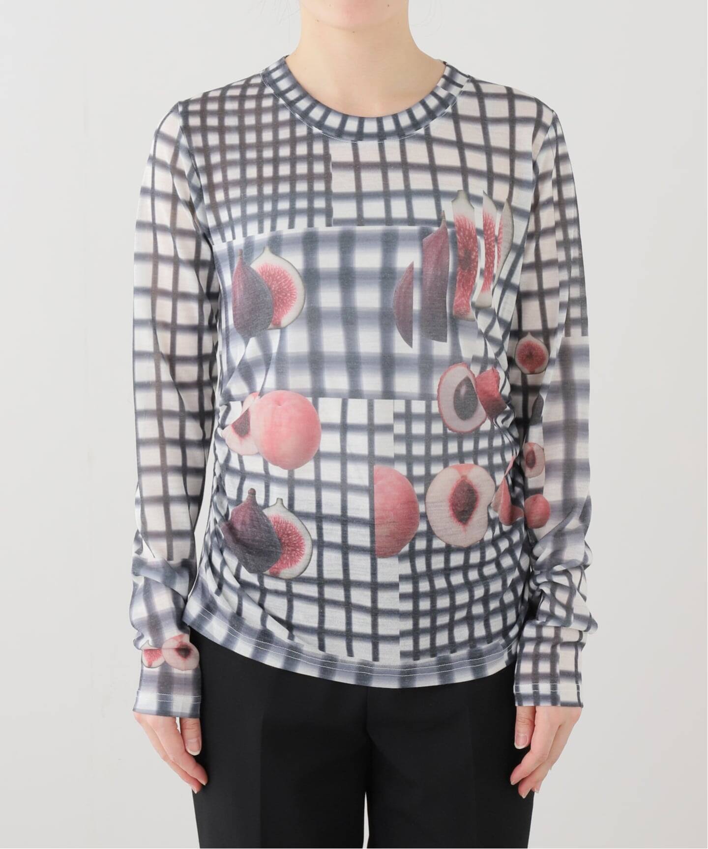 Knuth Marf/クヌースマーフ fruit-check print knit（Tシャツ