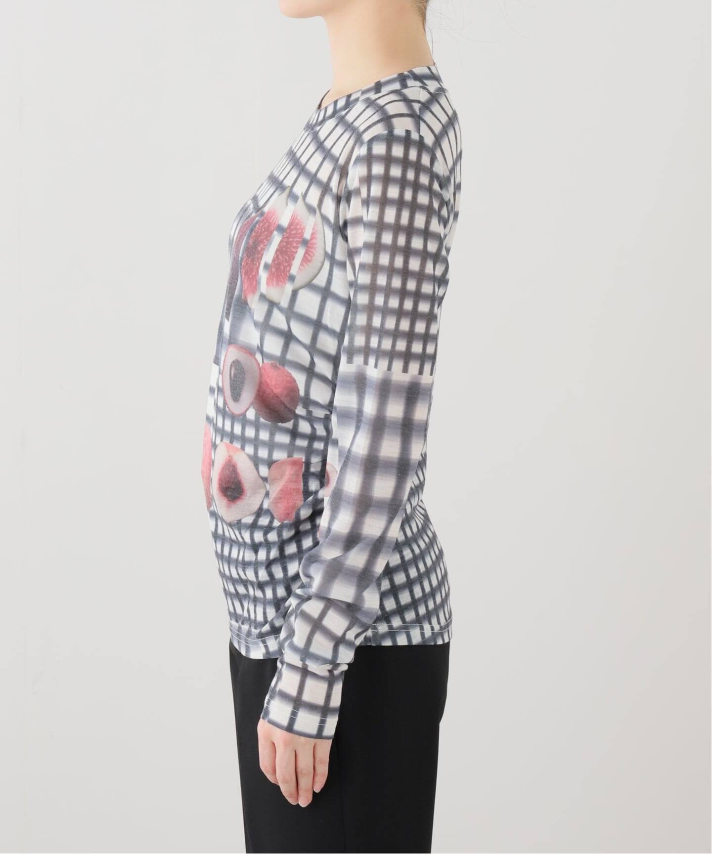 Knuth Marf/クヌースマーフ fruit-check print knit（Tシャツ