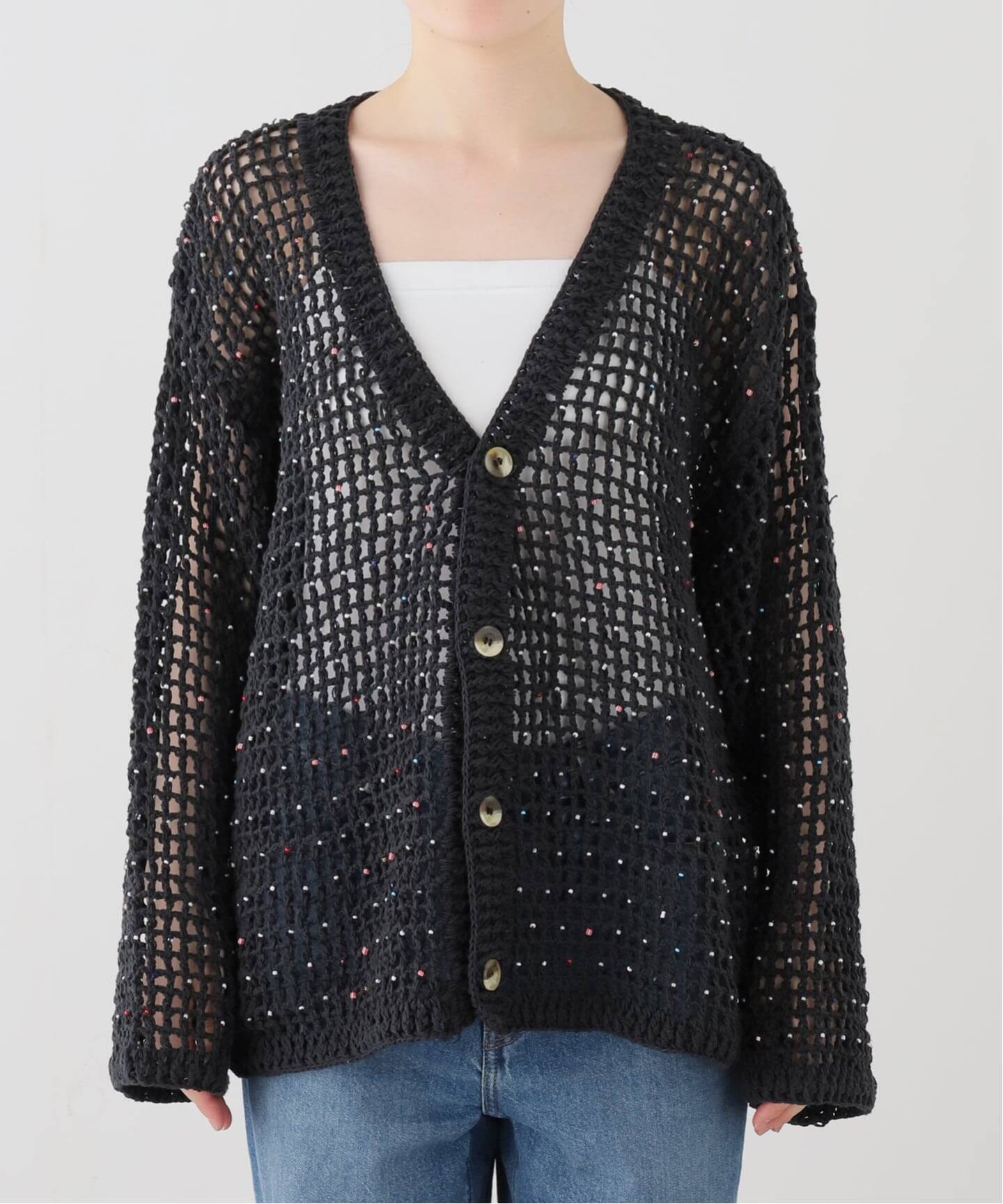 MacMahon Knitting Mills / マクマホンニッティングミルズ Beaded Mesh