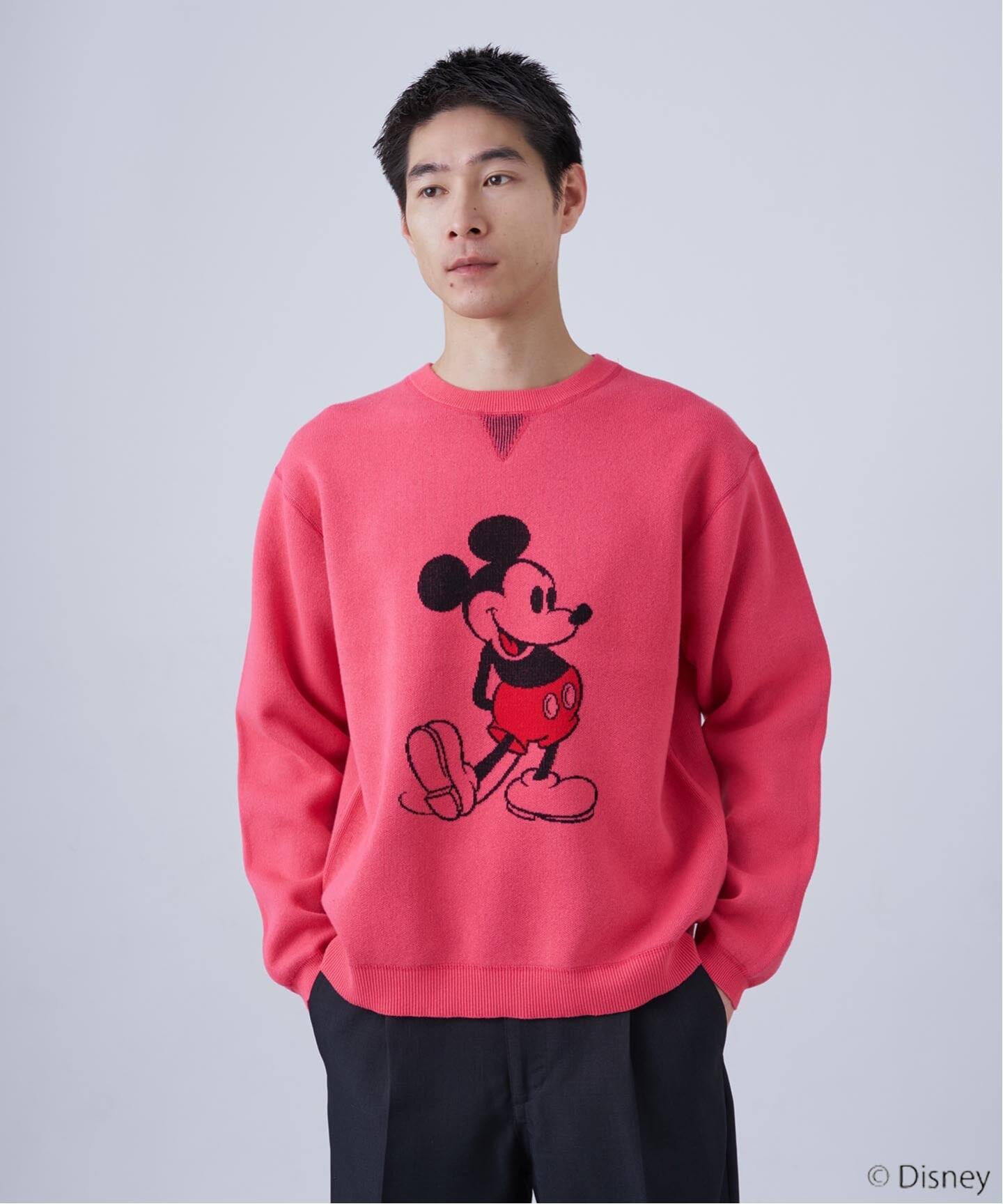 MICKEY/ミッキー/スウェットライクニット（ニット／セーター）｜B.C