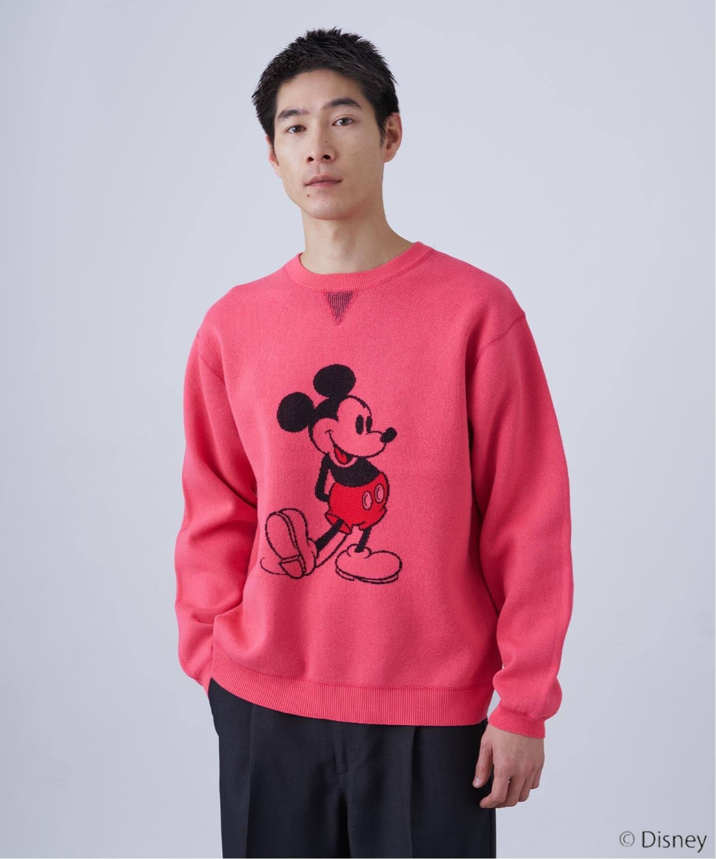 MICKEY/ミッキー/スウェットライクニット（ニット／セーター）｜B.C