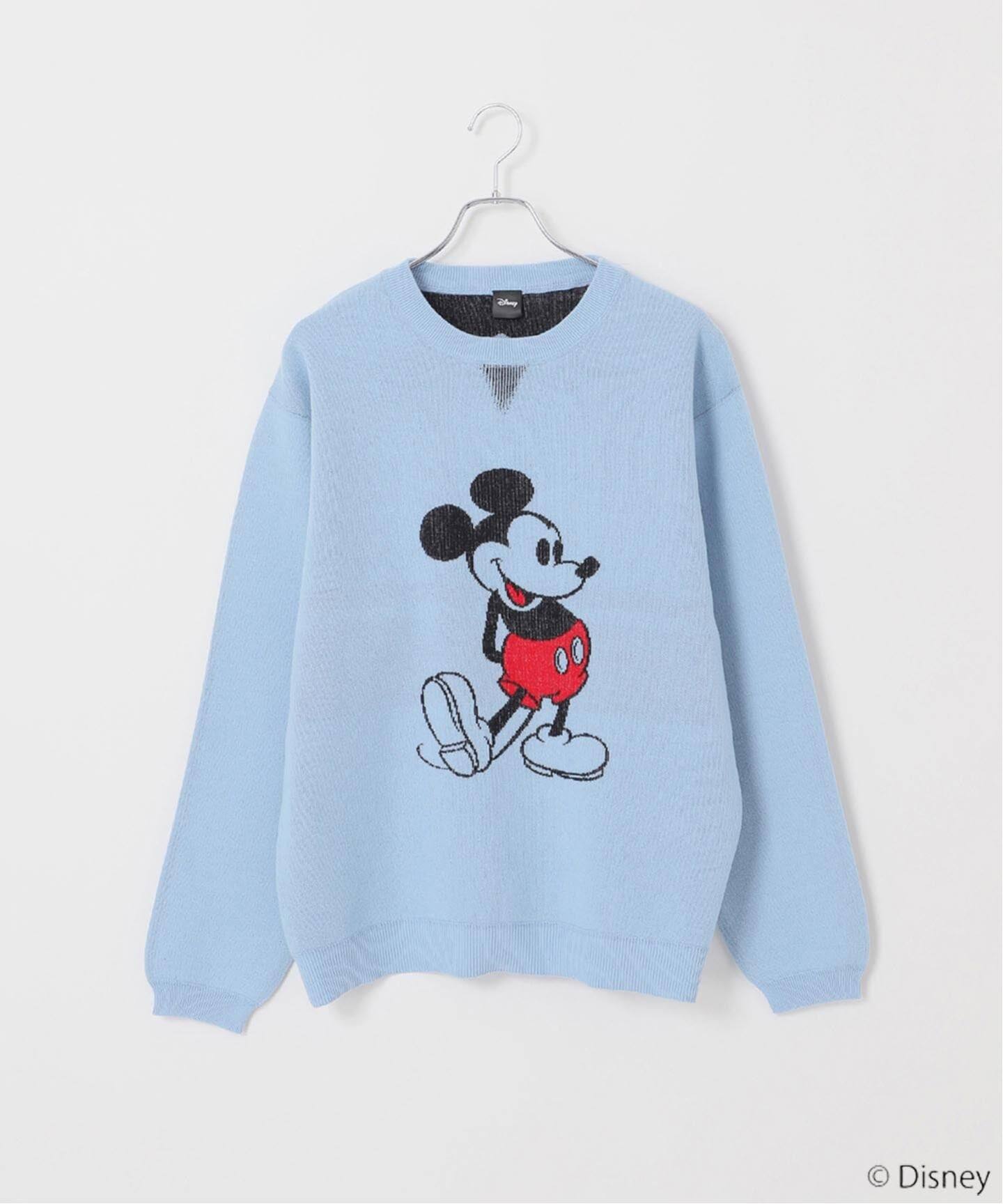 MICKEY/ミッキー/スウェットライクニット（ニット／セーター）｜B.C 
