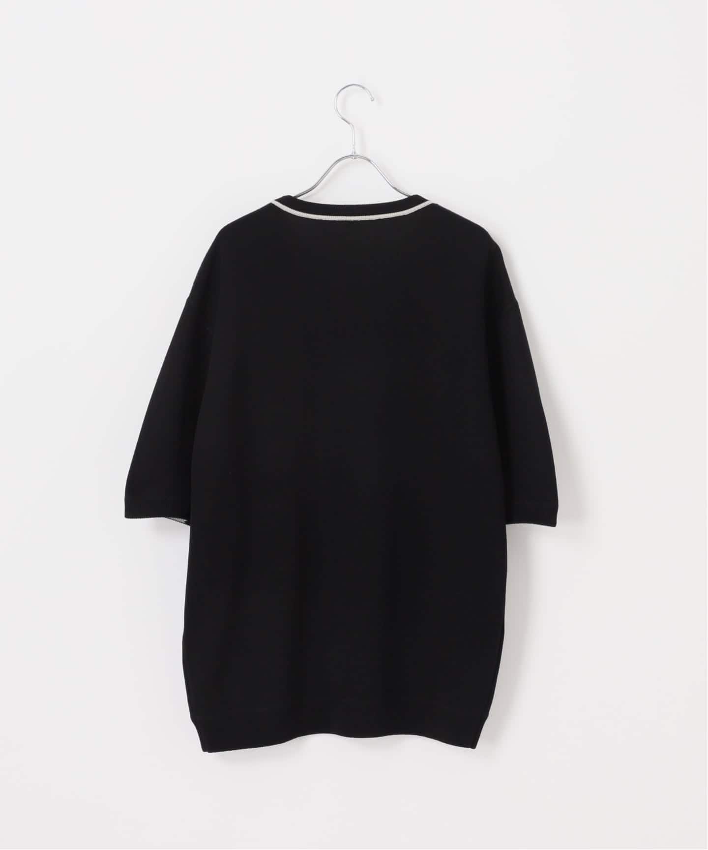 リバーシブル】ANTS & ELEPHANTS 2TONE SWEATLIKE ハーフスリーブ
