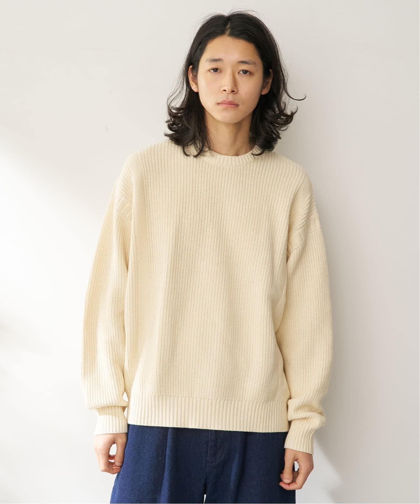 FADE GANSEY KNIT（ニット／セーター）｜B.C STOCK（ベーセーストック