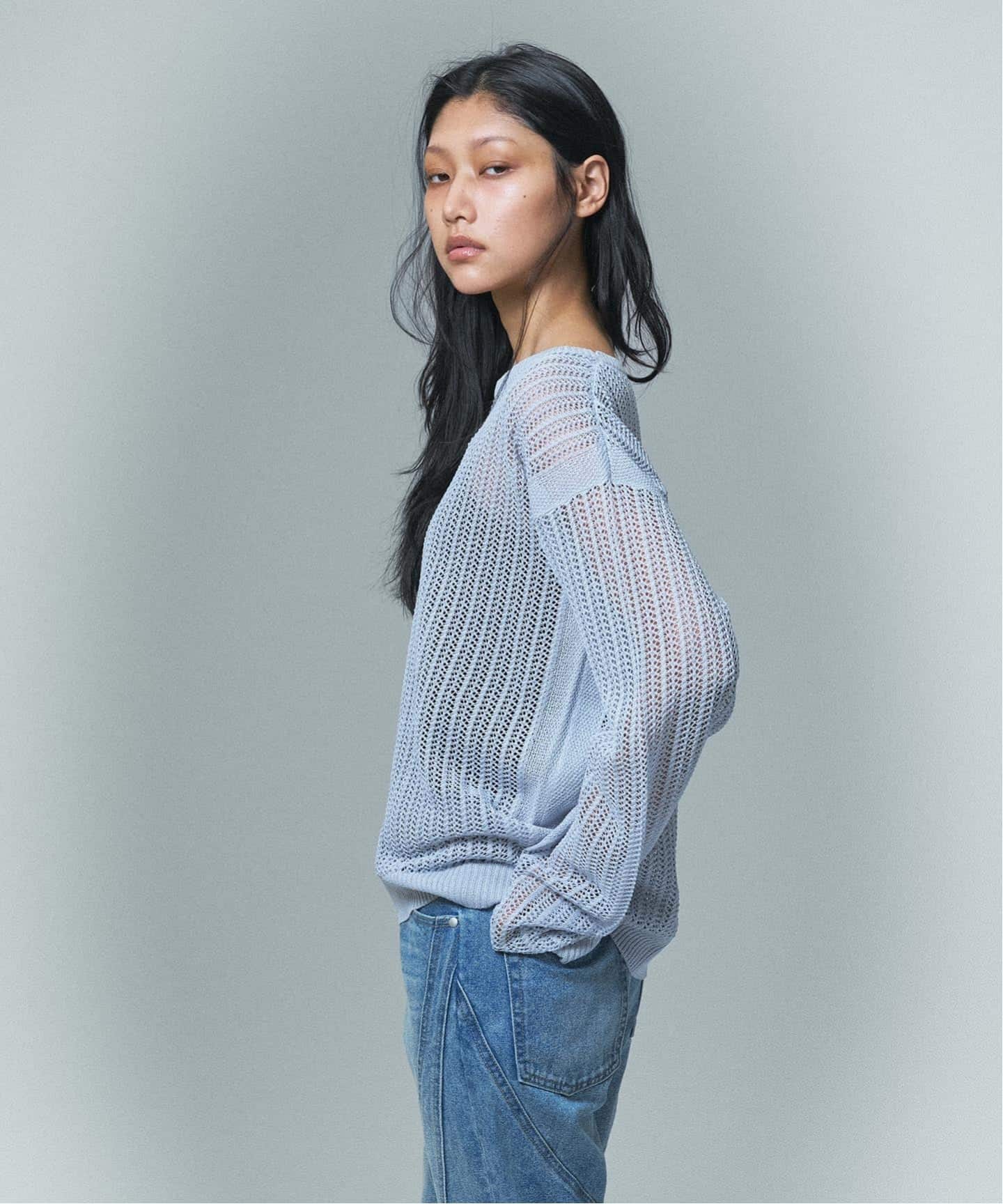 トップス Y's Archive mesh knit opium darkweraar NOCTO ARCHIVE/ノクト アーカイブ Mesh Knit Pullover（ニット