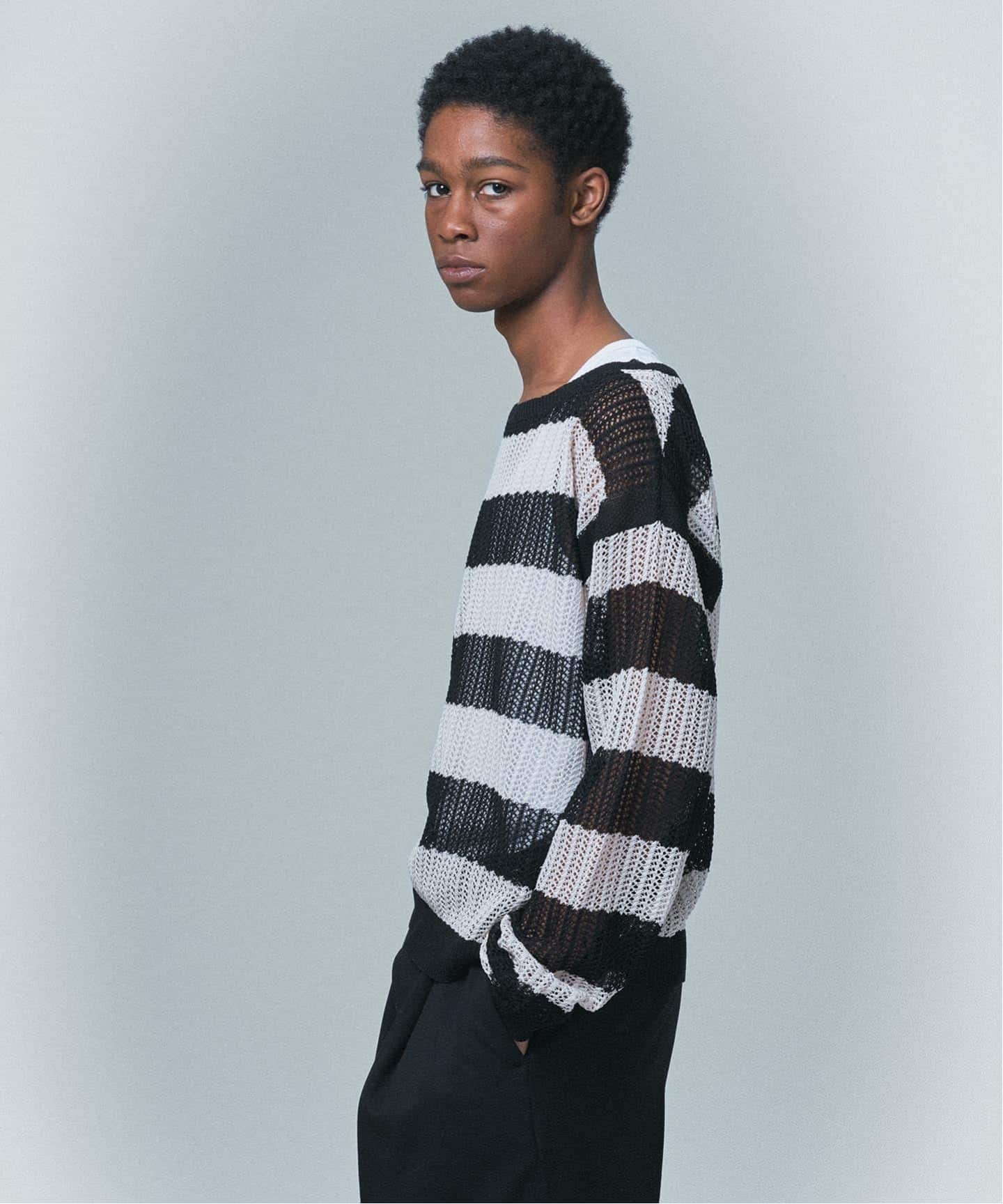 NOCTO ARCHIVE/ノクト アーカイブ Mesh Knit Pullover（ニット