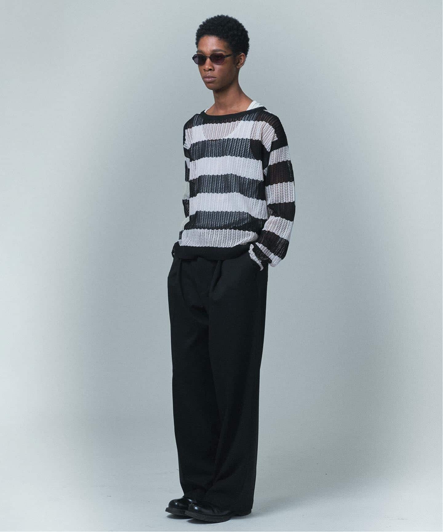 NOCTO ARCHIVE/ノクト アーカイブ Mesh Knit Pullover（ニット