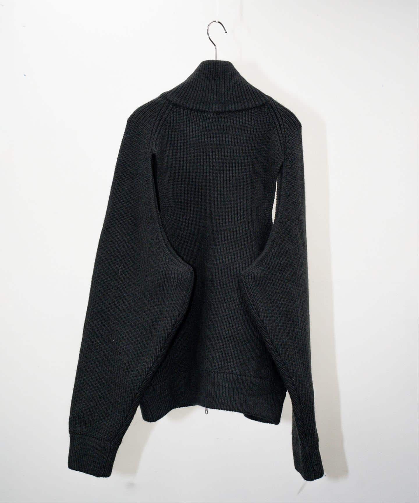 GOAT ESSENCE DS KNIT Ｍ（最安値） GOAT ESSENCE / ゴートエッセンス CUT-OUT DRIVER KNIT（ニット