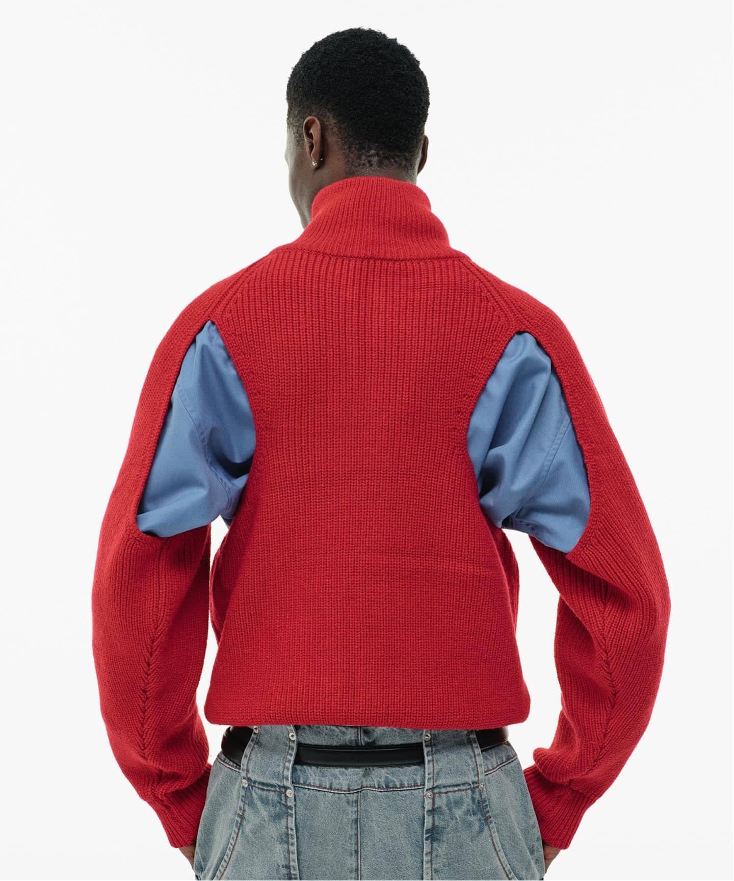 GOAT ESSENCE / ゴートエッセンス CUT-OUT DRIVER KNIT（ニット