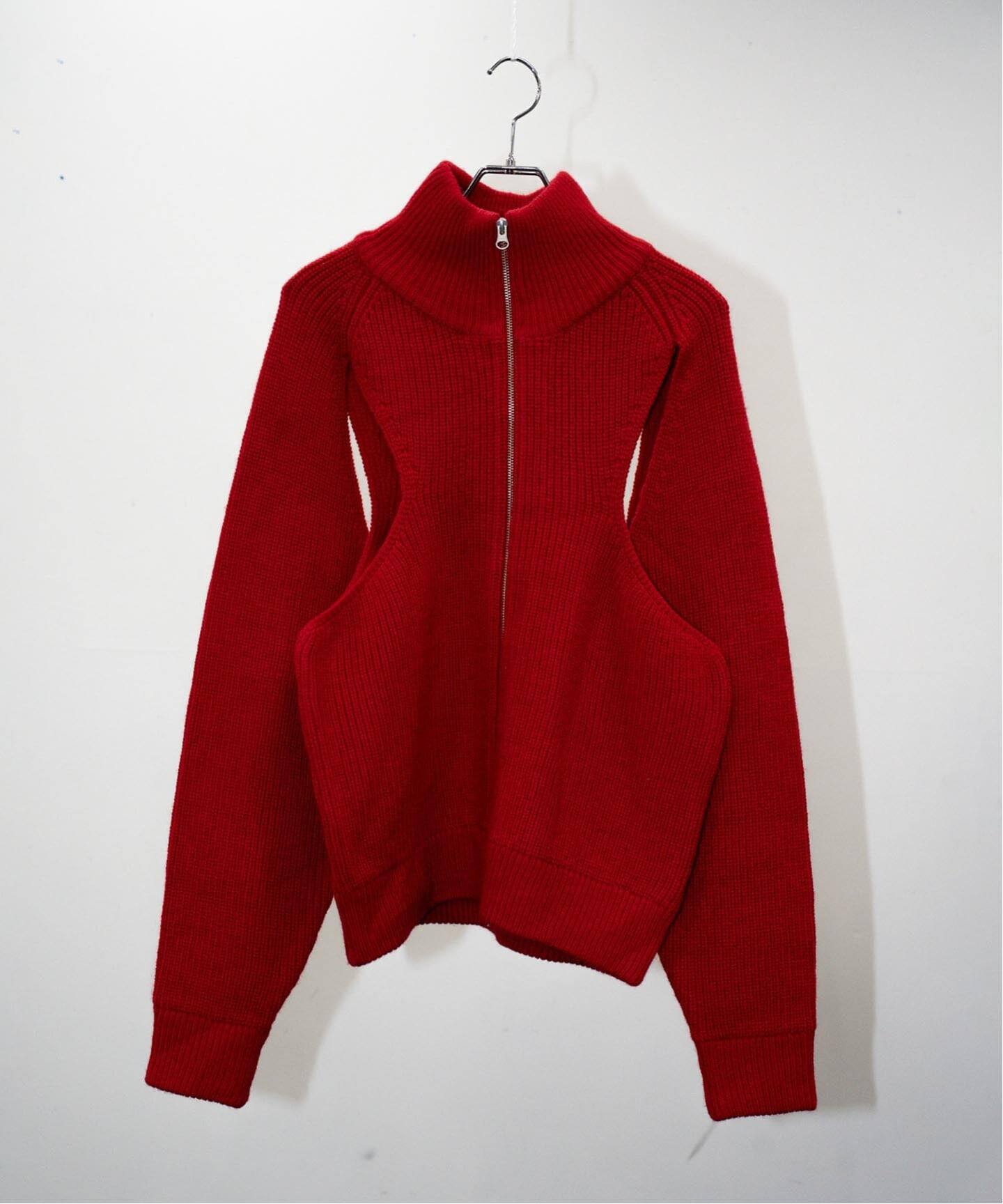 GOAT ESSENCE / ゴートエッセンス CUT-OUT DRIVER KNIT（ニット