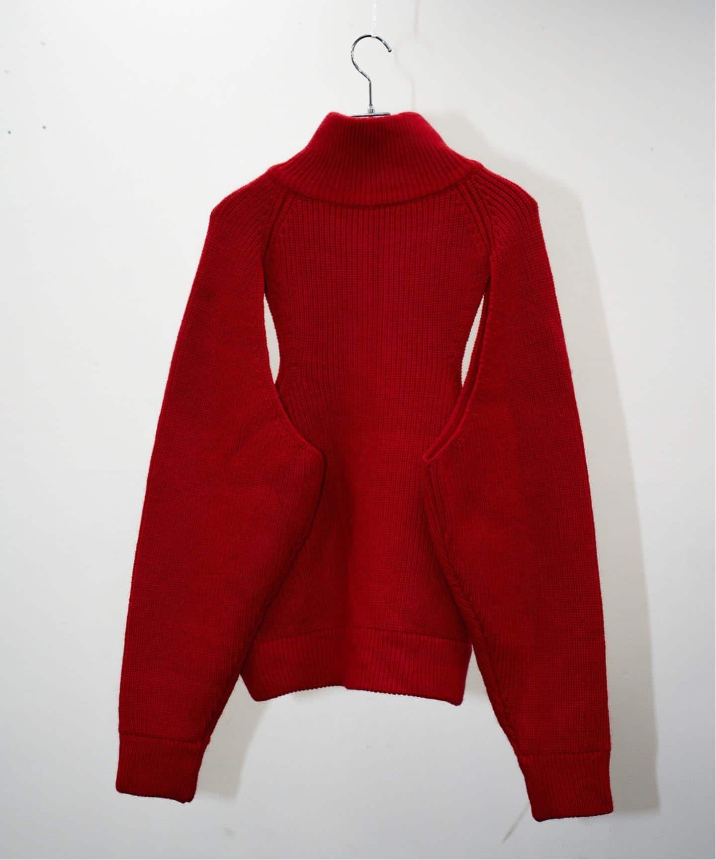 GOAT ESSENCE / ゴートエッセンス CUT-OUT DRIVER KNIT（ニット