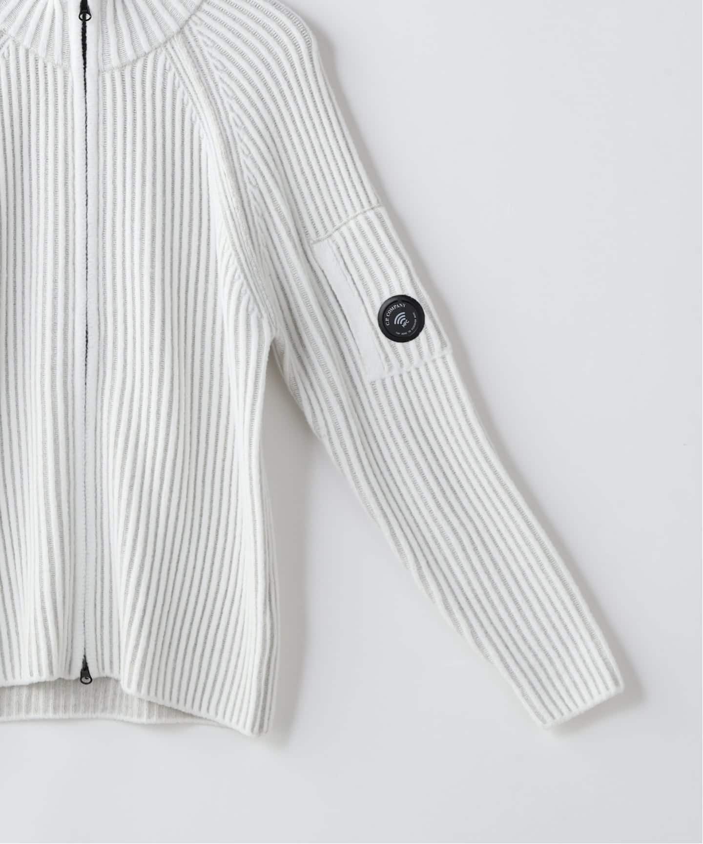C.P.Company / シーピーカンパニー KNITWEAR CARDIGAN IN FLEECE KNIT