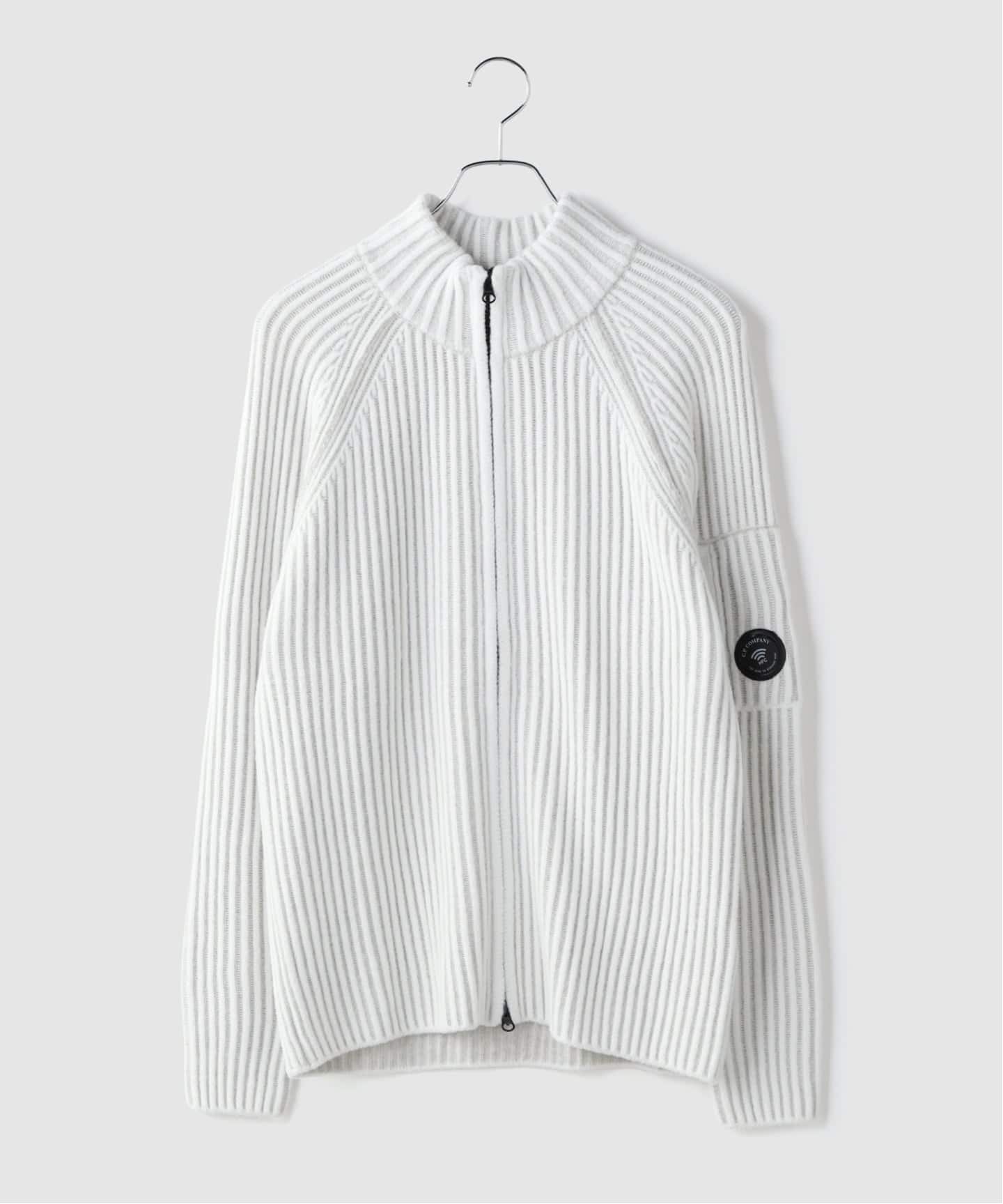 C.P.Company / シーピーカンパニー KNITWEAR CARDIGAN IN FLEECE KNIT
