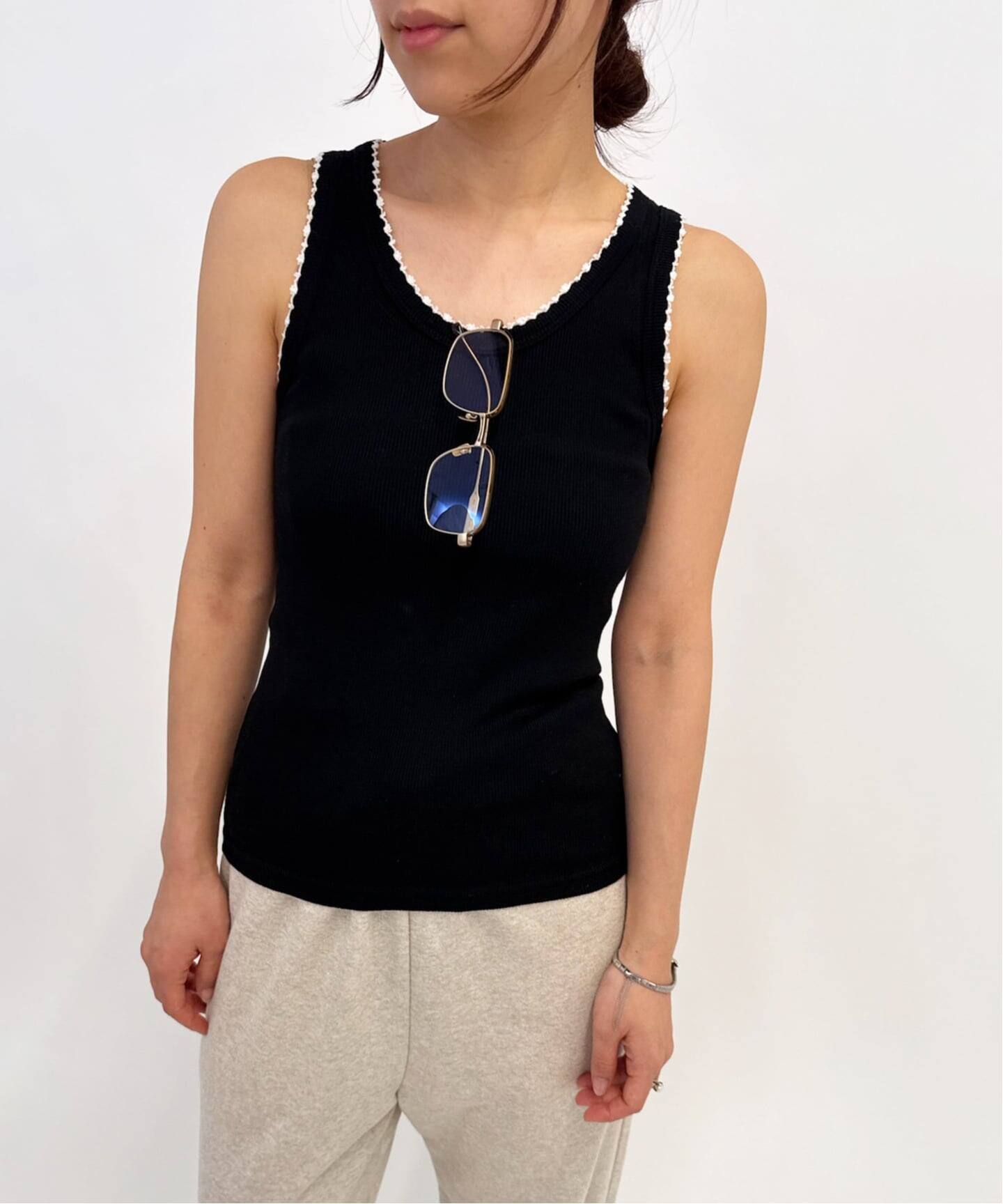 babaco/ババコ】Ribbed Basic Tank Top（ニット／セーター）｜EDIT.FOR