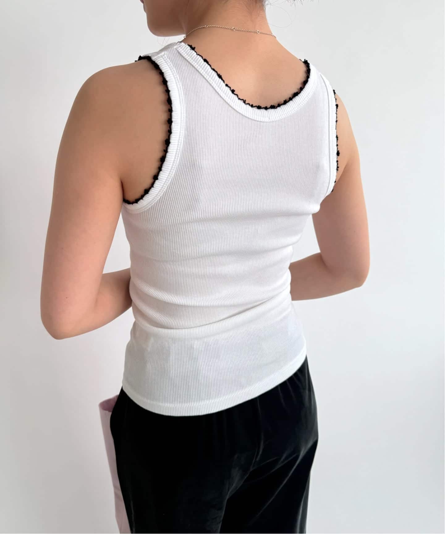 babaco/ババコ】Ribbed Basic Tank Top（ニット／セーター）｜EDIT.FOR