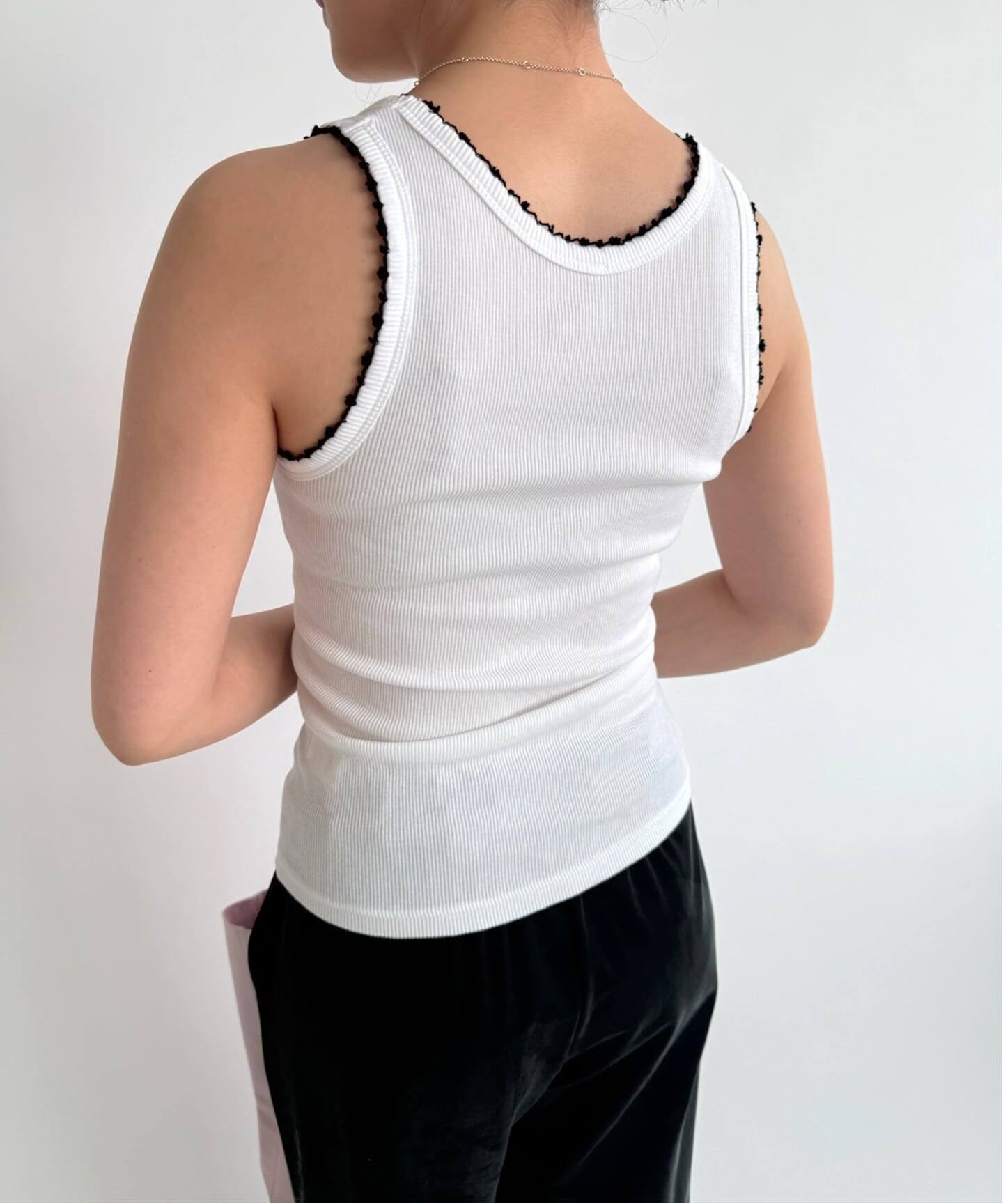 babaco/ババコ】Ribbed Basic Tank Top（ニット／セーター）｜EDIT.FOR 
