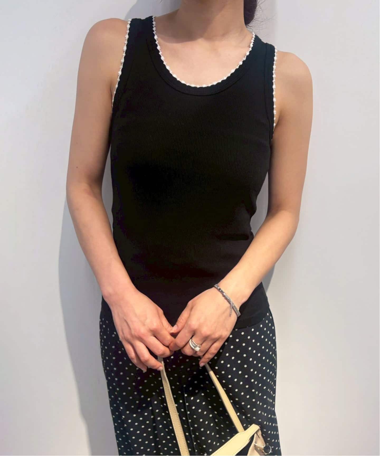 babaco/ババコ】Ribbed Basic Tank Top（ニット／セーター）｜EDIT.FOR