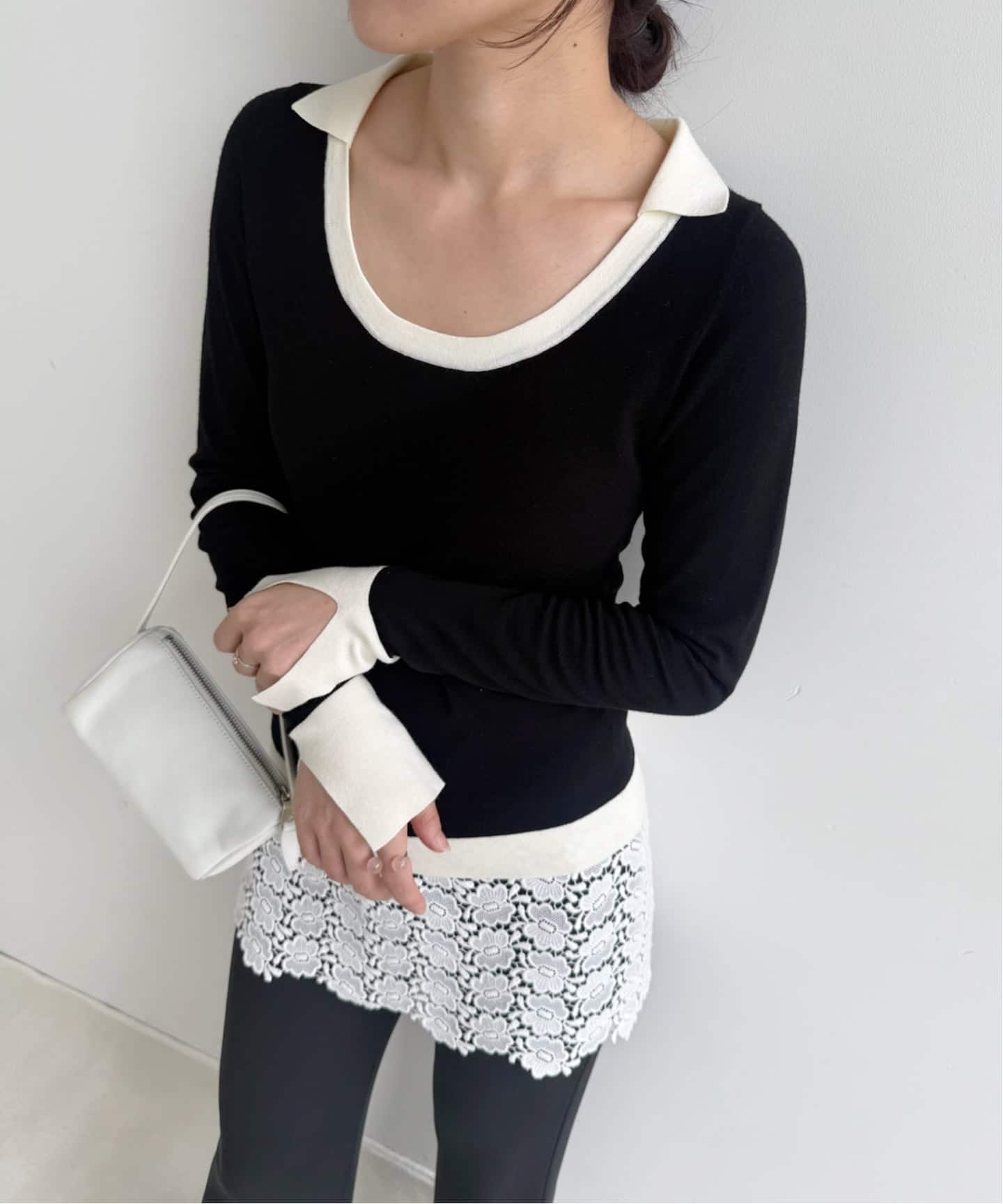 NODAS for LULU】bicolor knit（ニット／セーター）｜EDIT.FOR LULU