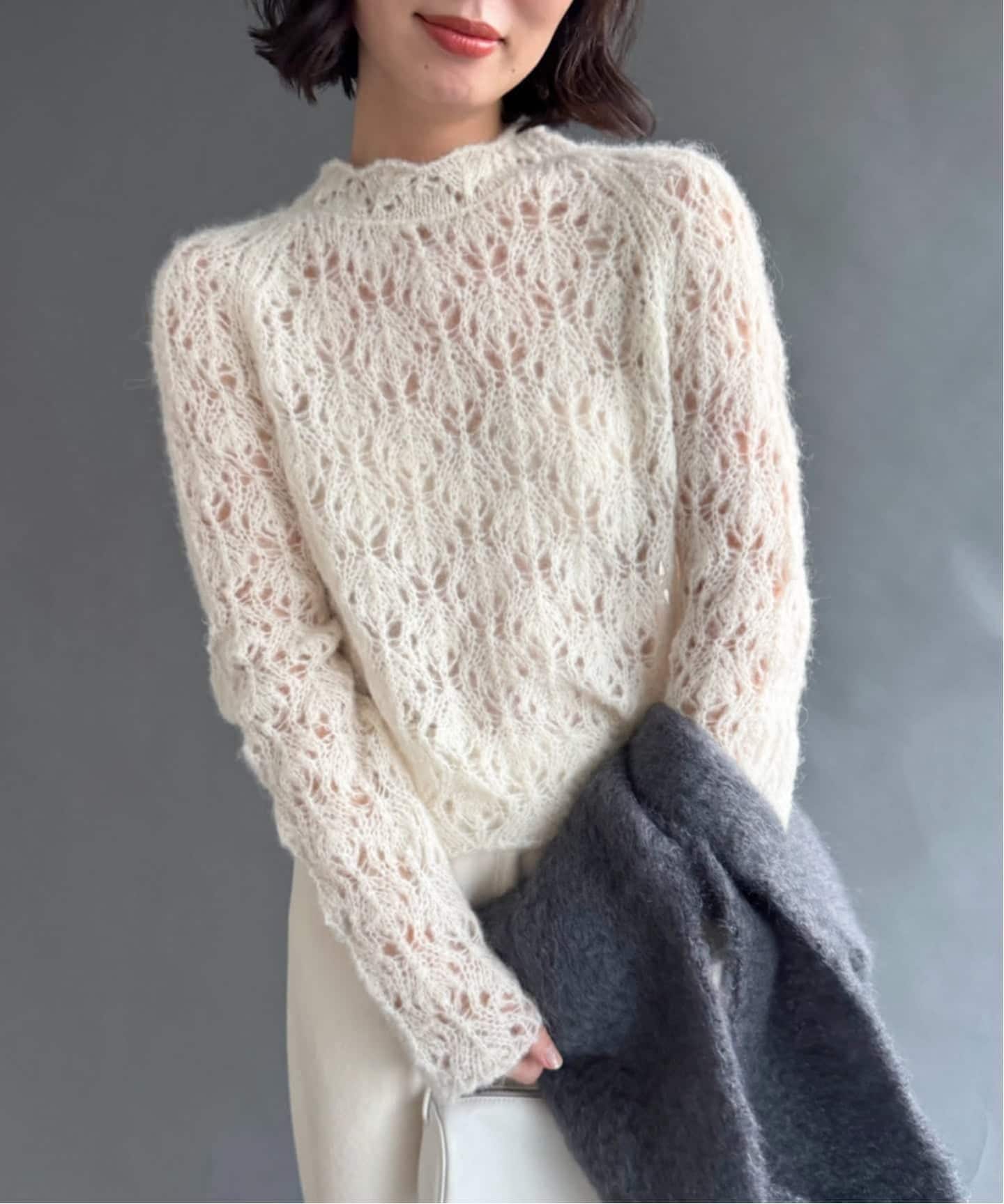 AYNI/アイニ】シアーニット（ニット／セーター）｜EDIT.FOR LULU