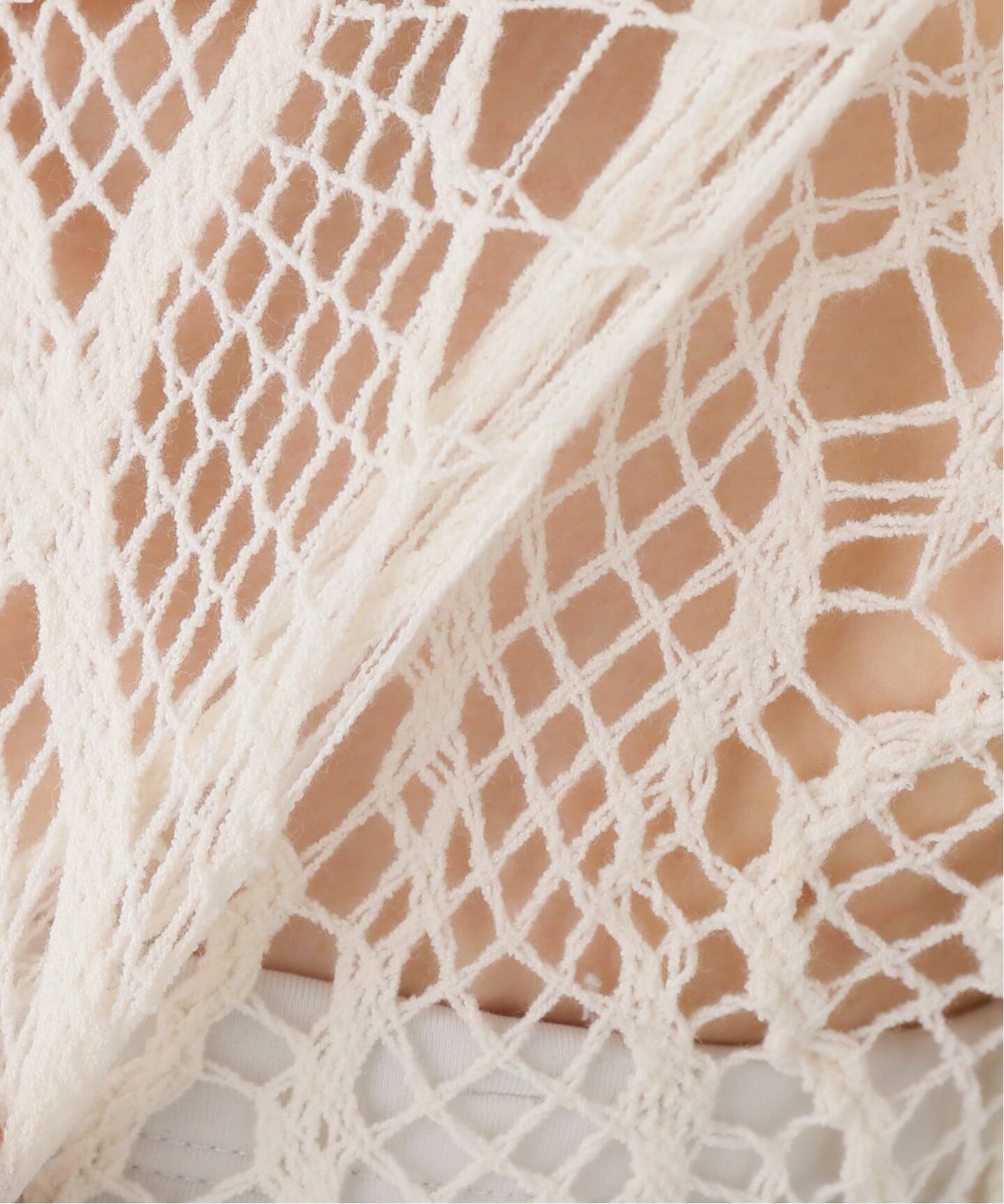 EUCHRONIA/ユークロニア】 Stretch Lace Long Sleeve Tee（Tシャツ