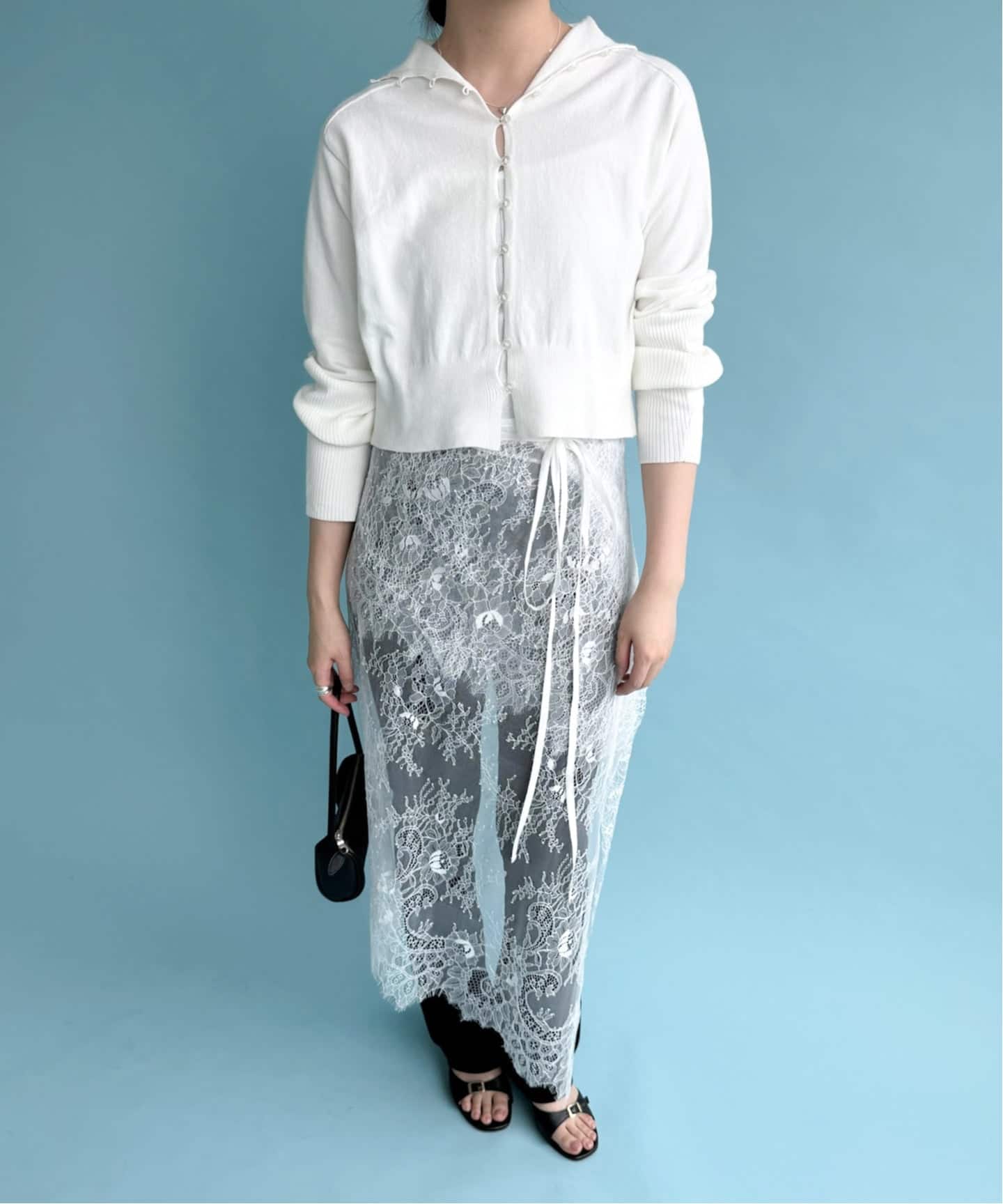 予約》HELLA for LULU High Neck Knit Cardigan（カーディガン）｜EDIT