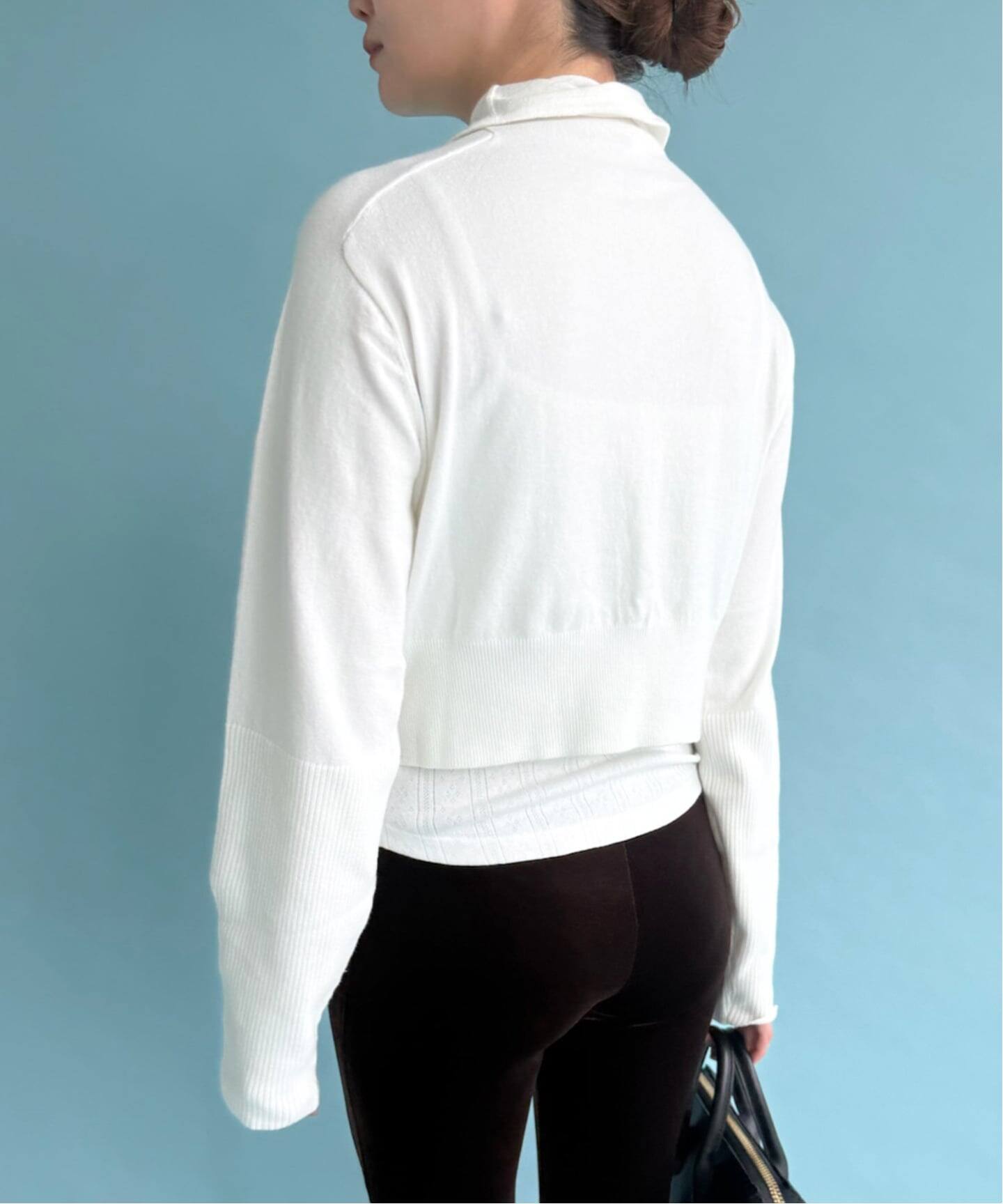 予約》HELLA for LULU High Neck Knit Cardigan（カーディガン）｜EDIT