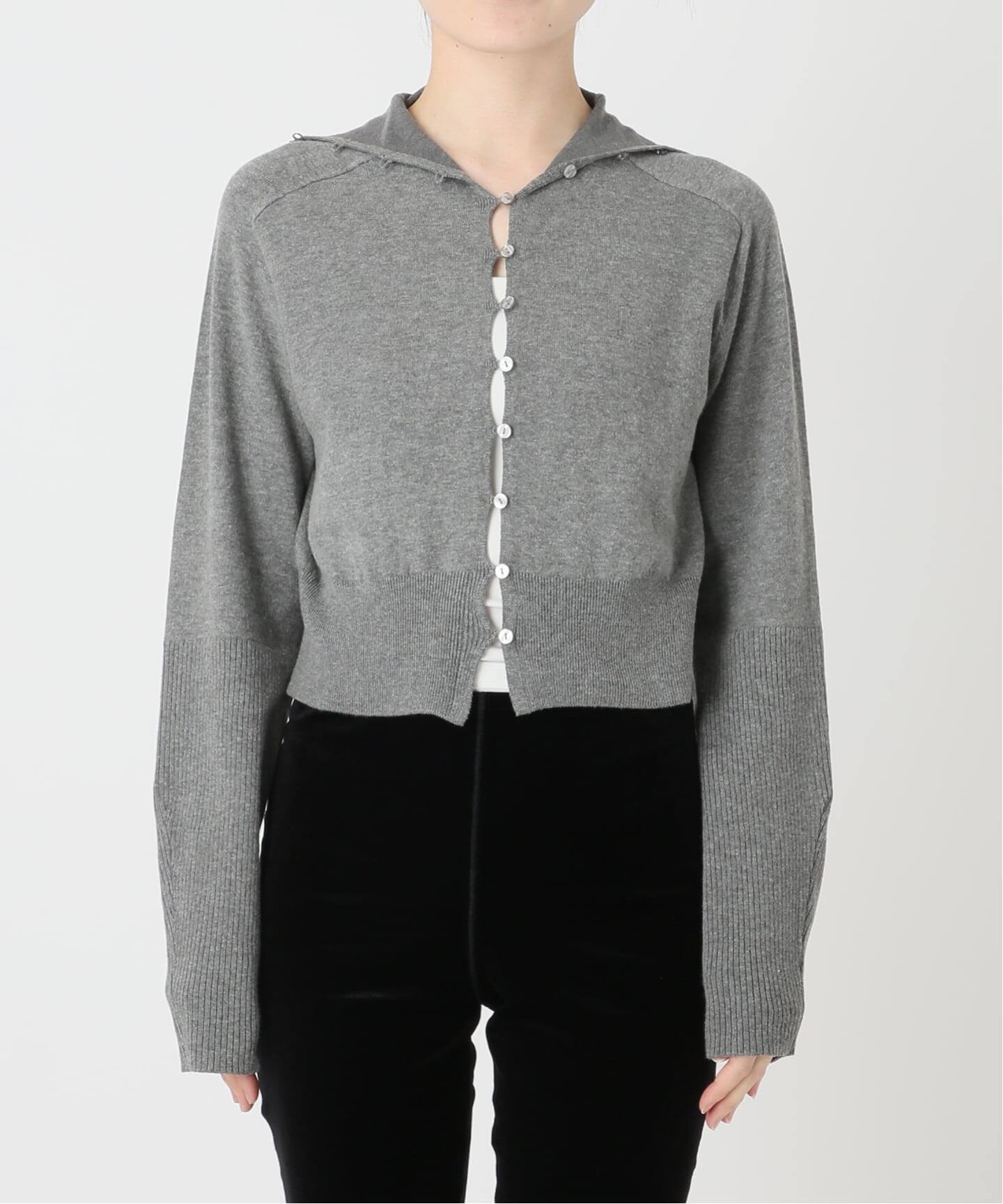 予約》HELLA for LULU High Neck Knit Cardigan（カーディガン）｜EDIT