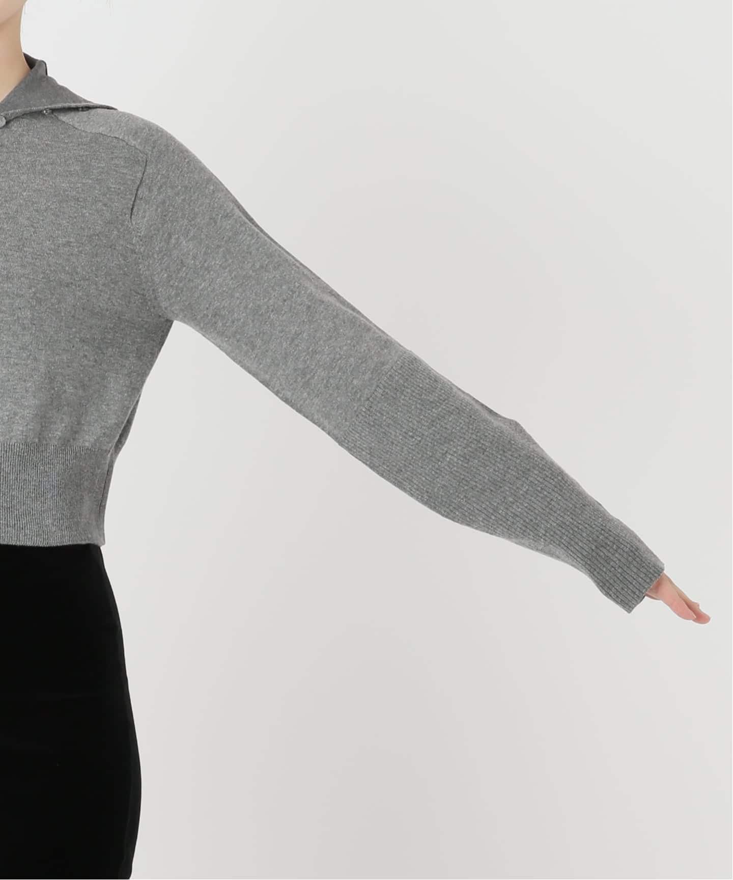 予約》HELLA for LULU High Neck Knit Cardigan（カーディガン）｜EDIT