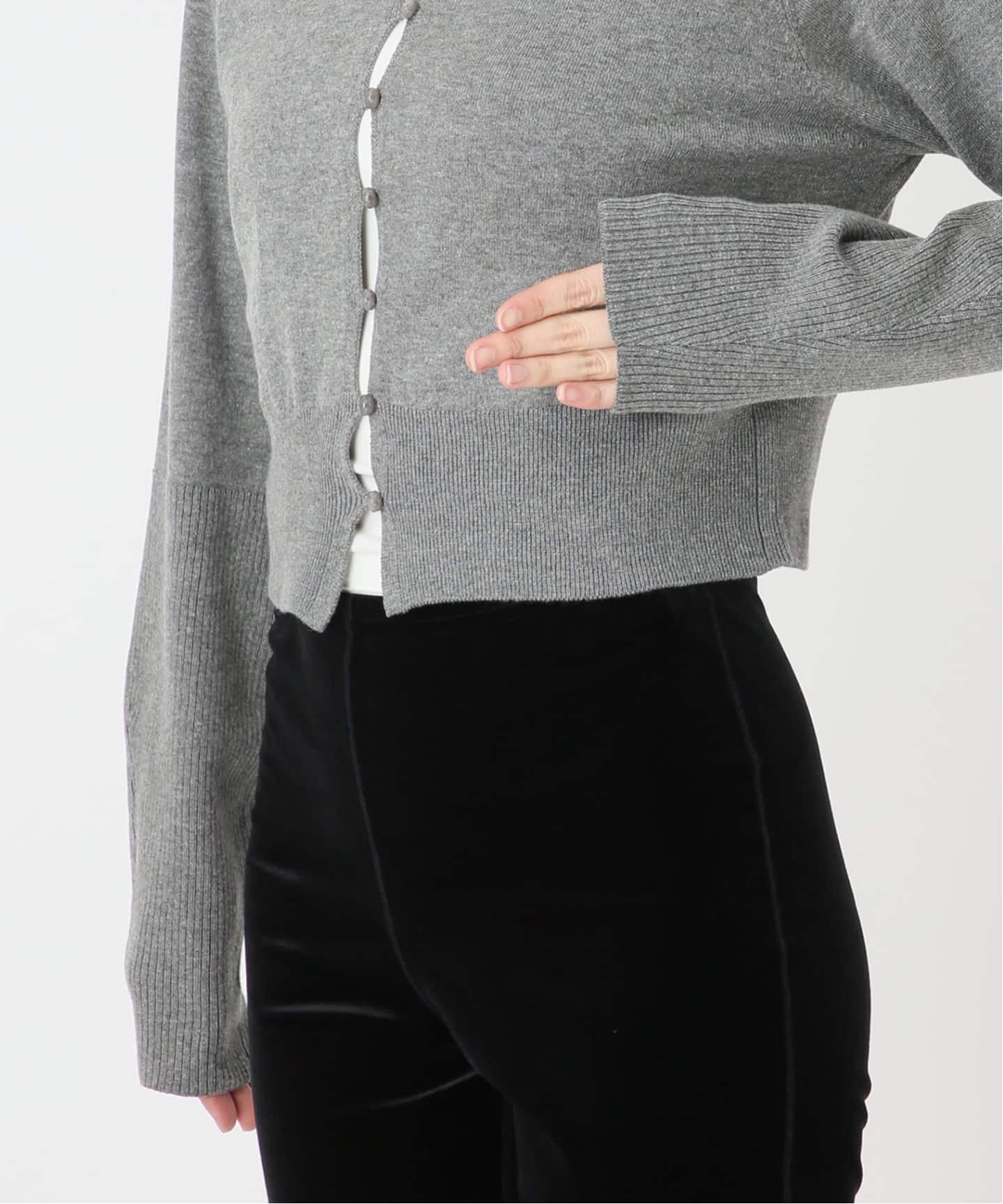 予約》HELLA for LULU High Neck Knit Cardigan（カーディガン）｜EDIT