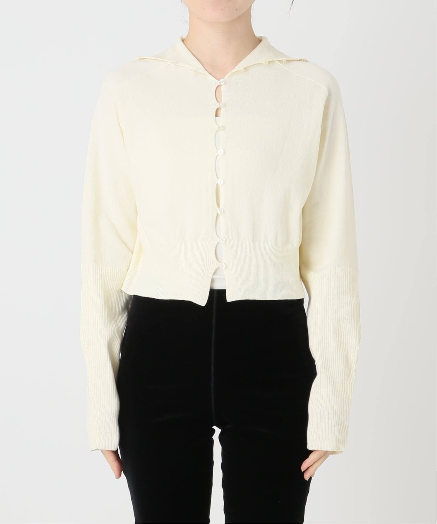 予約》HELLA for LULU High Neck Knit Cardigan（カーディガン）｜EDIT