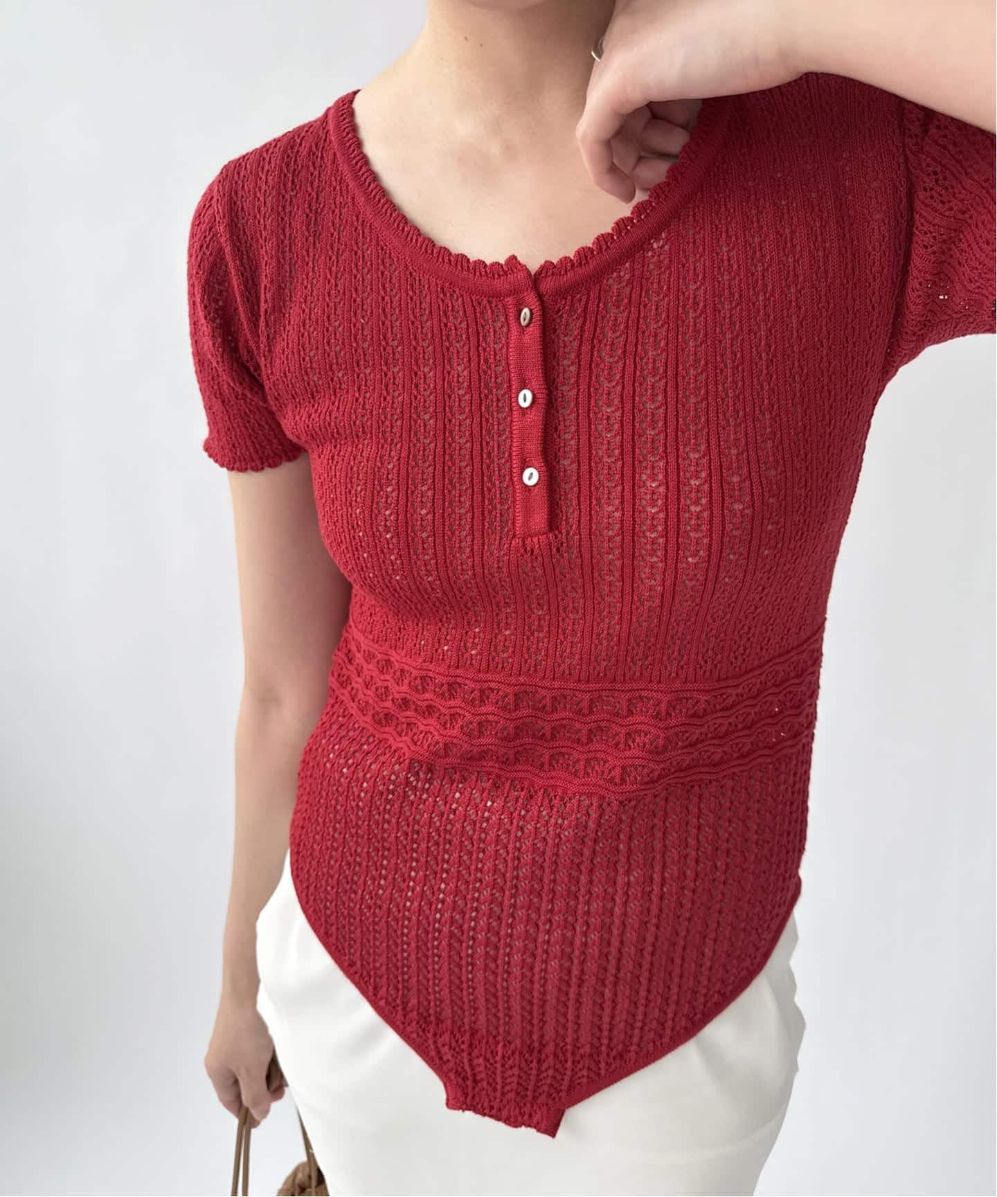 NOHRA for LULU】cotton knit leotard（ニット／セーター）｜EDIT.FOR
