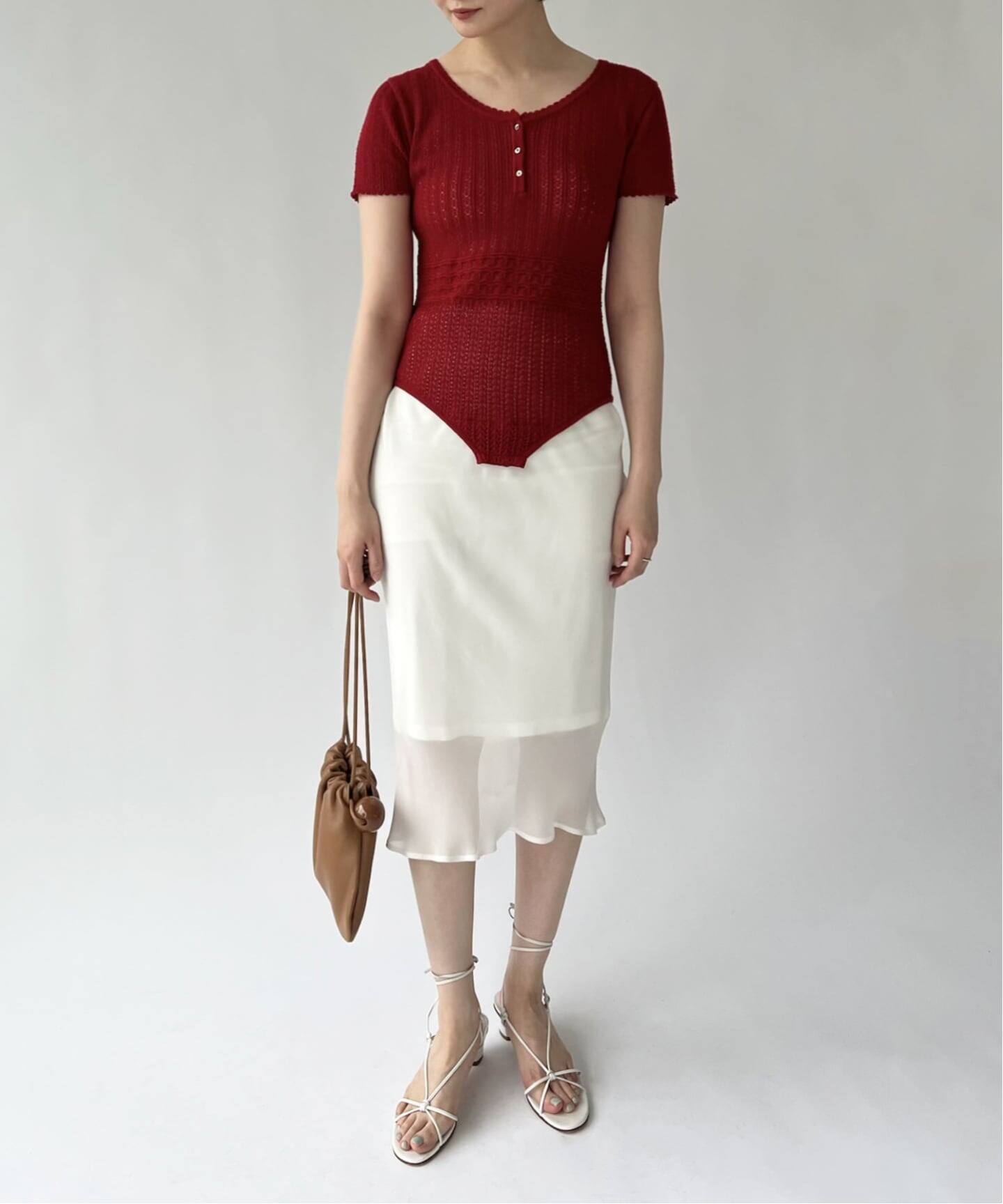 NOHRA for LULU】cotton knit leotard（ニット／セーター）｜EDIT.FOR
