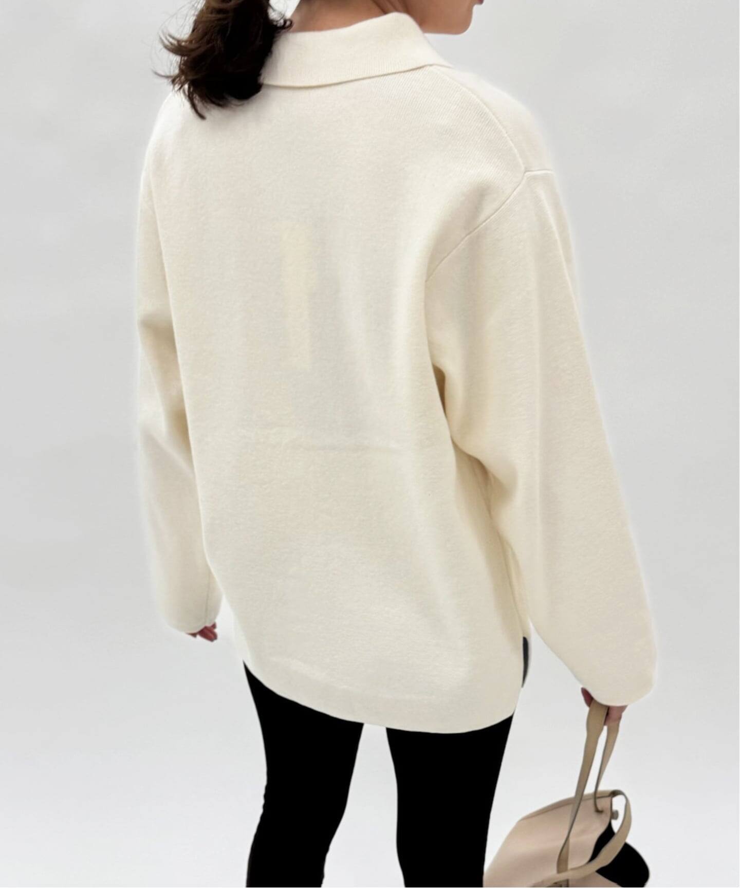 EDIT.FOR LULU NOHRA アイボリー コットン セーター NOHRA/ノーラ】knit pullover（ニット／セーター）｜EDIT.FOR LULU