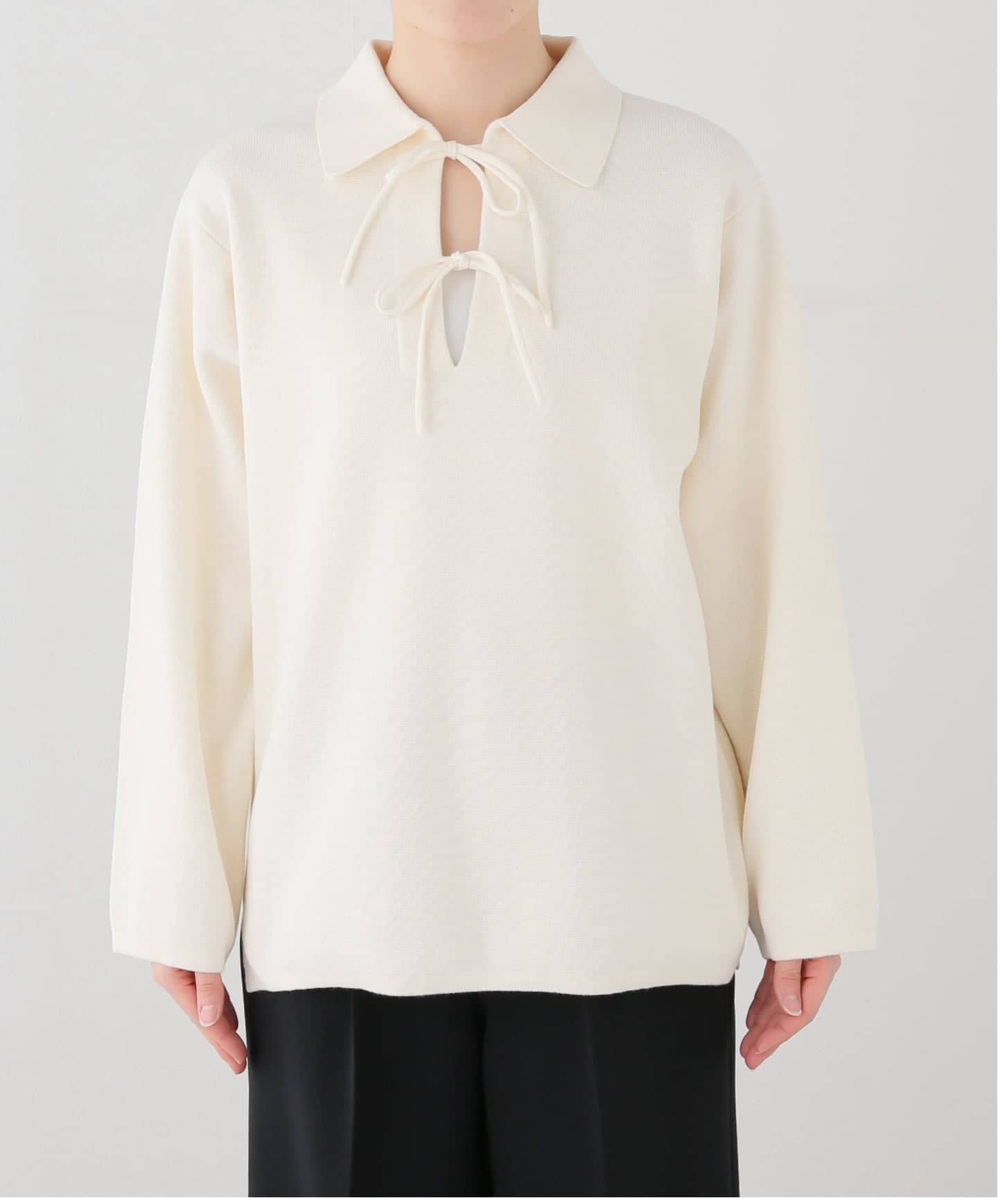 EDIT.FOR LULU NOHRA アイボリー コットン セーター NOHRA/ノーラ】knit pullover（ニット／セーター）｜EDIT.FOR LULU