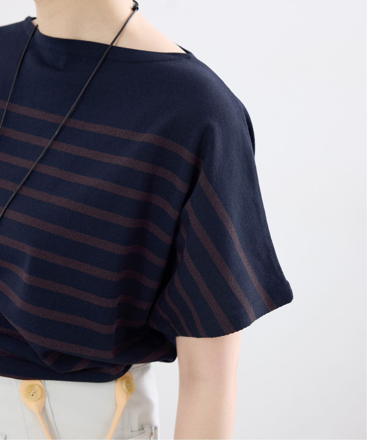 IENA ドットボーダープルオーバー SLOBE IENA｜ボーダープルオーバー | Rakuten Fashion(楽天