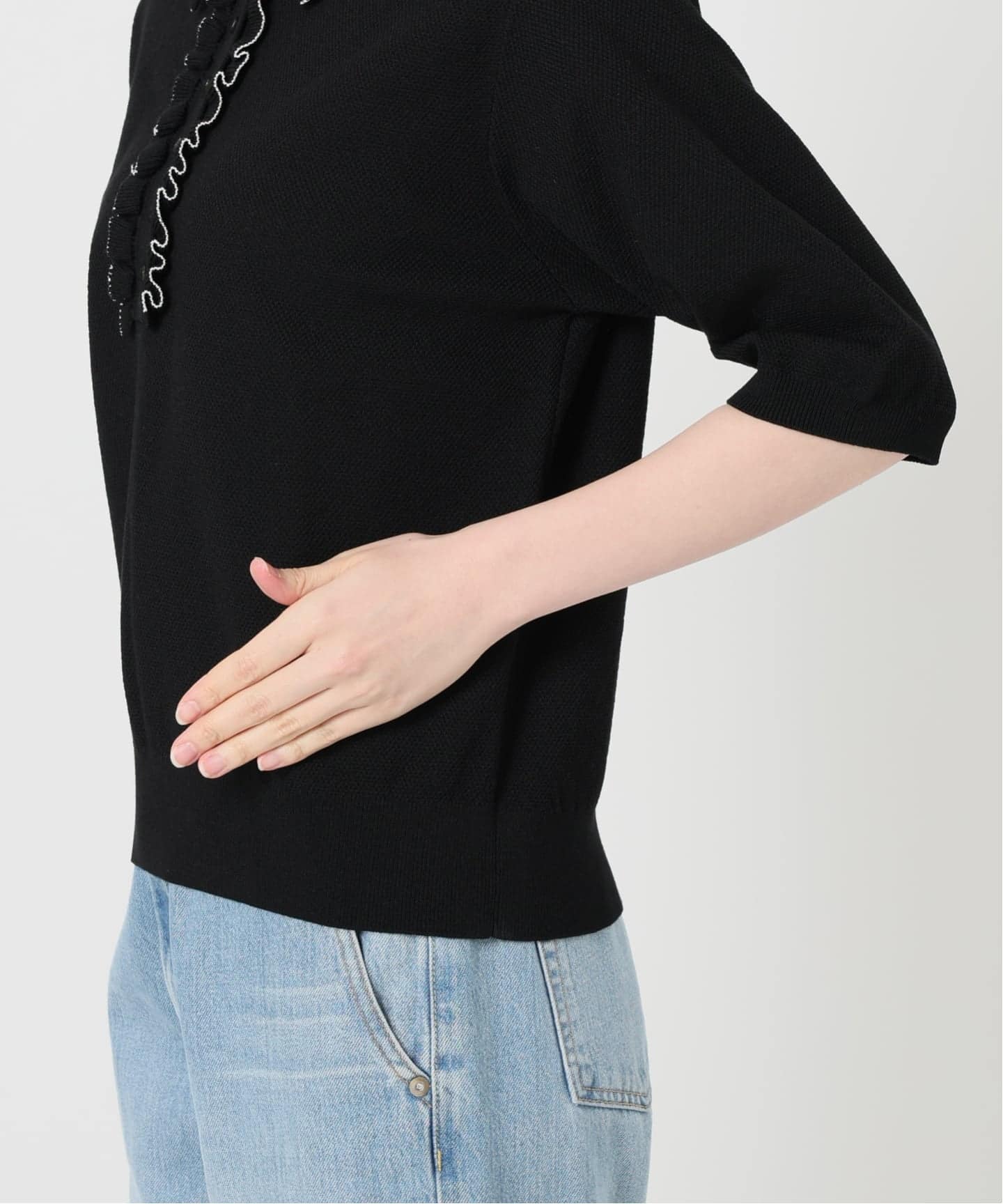 WEB限定/追加2》フリルプルオーバー（ニット／セーター）｜IENA